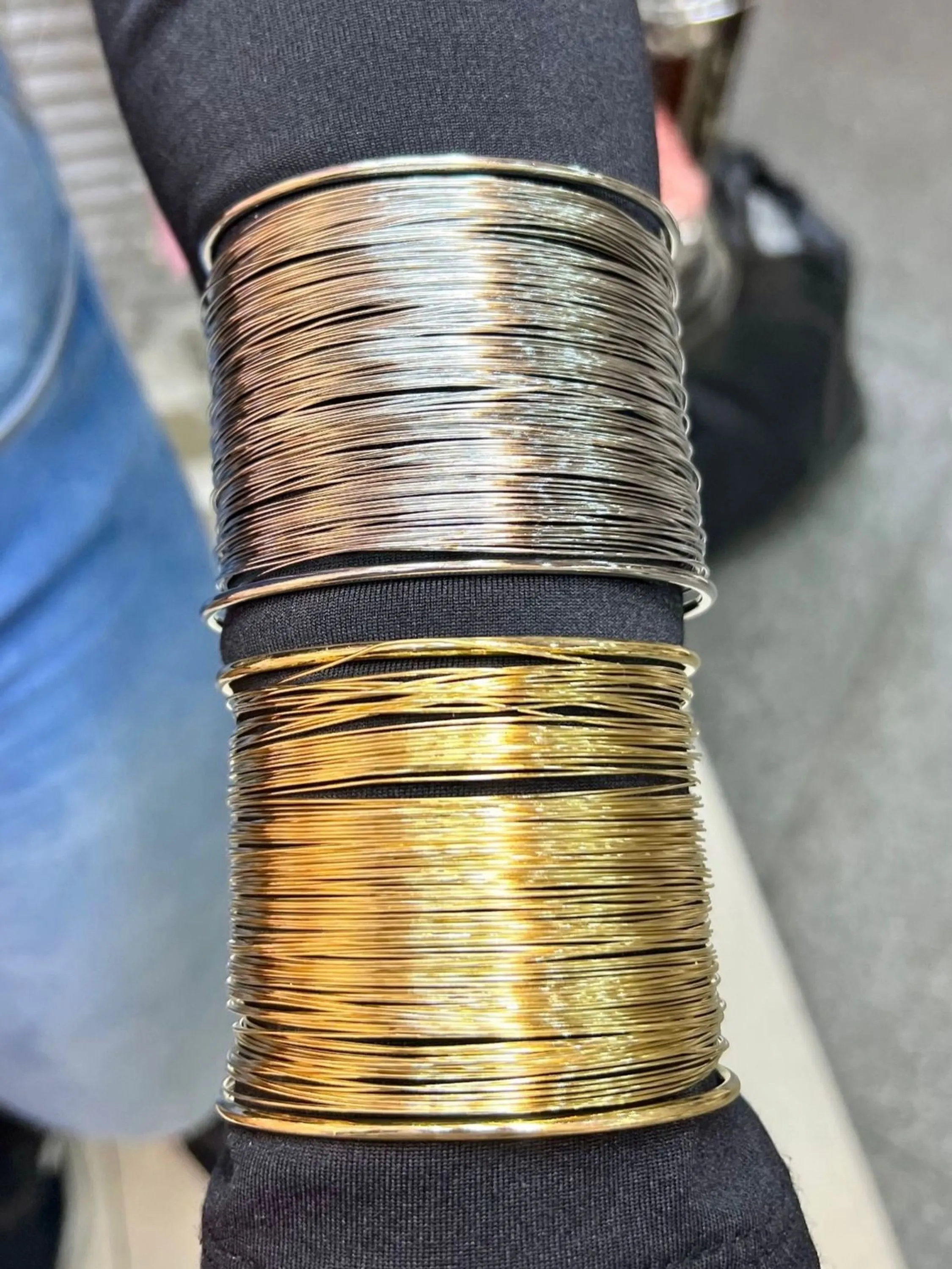Bracelete em Tiras Banhado