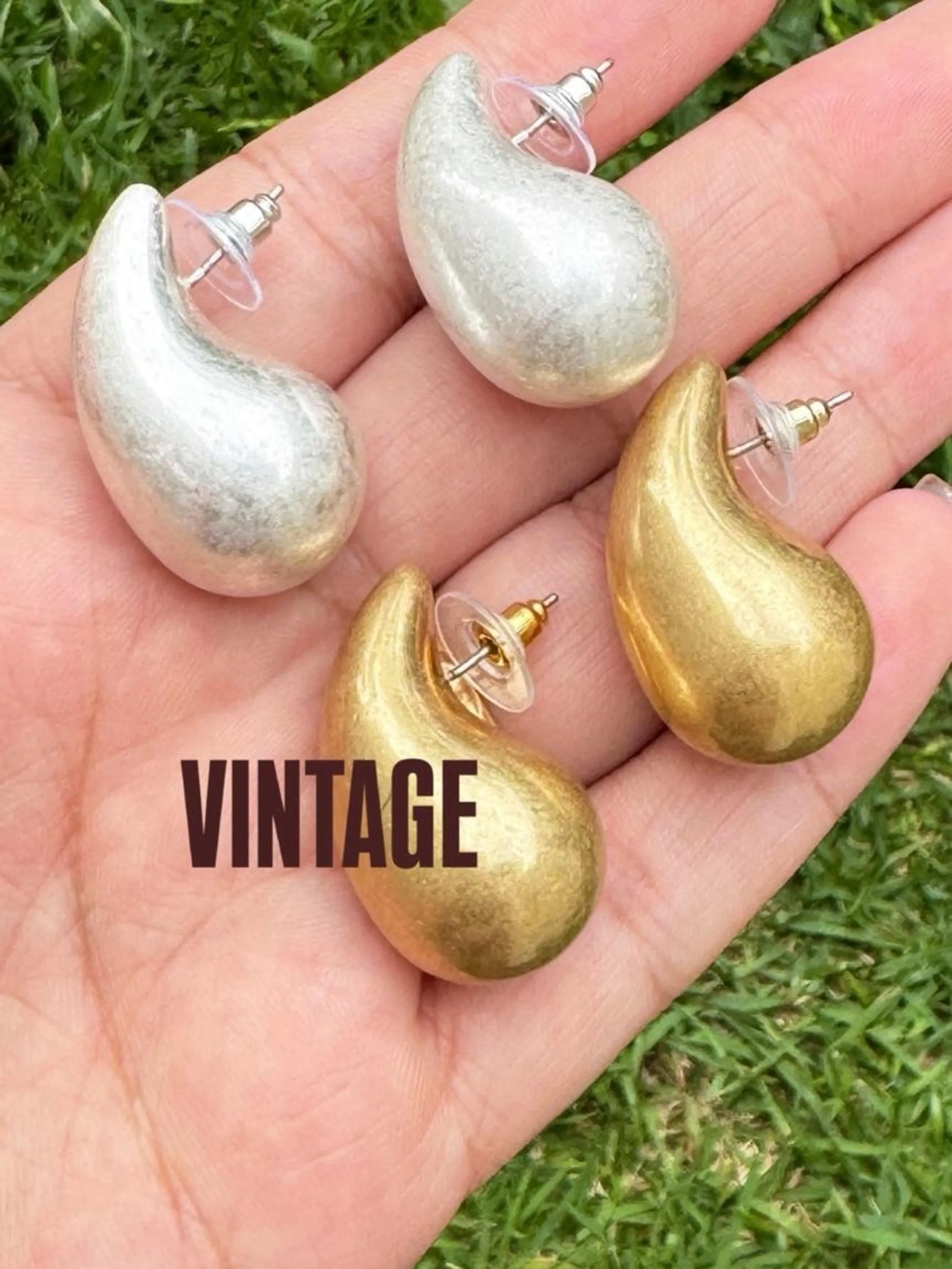 Brinco Gota Vintage