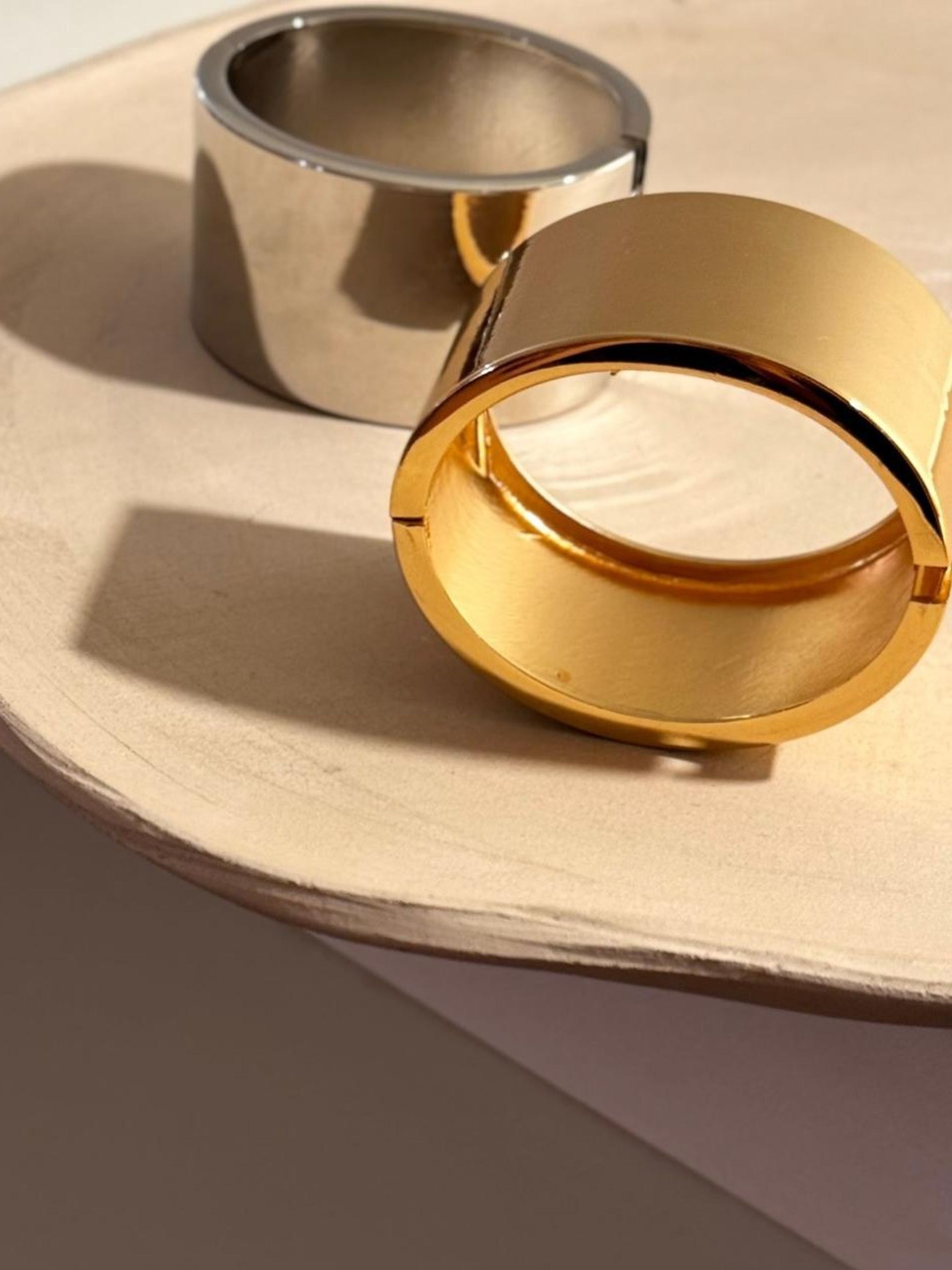 Bracelete Maxi Oval Folheado Bold