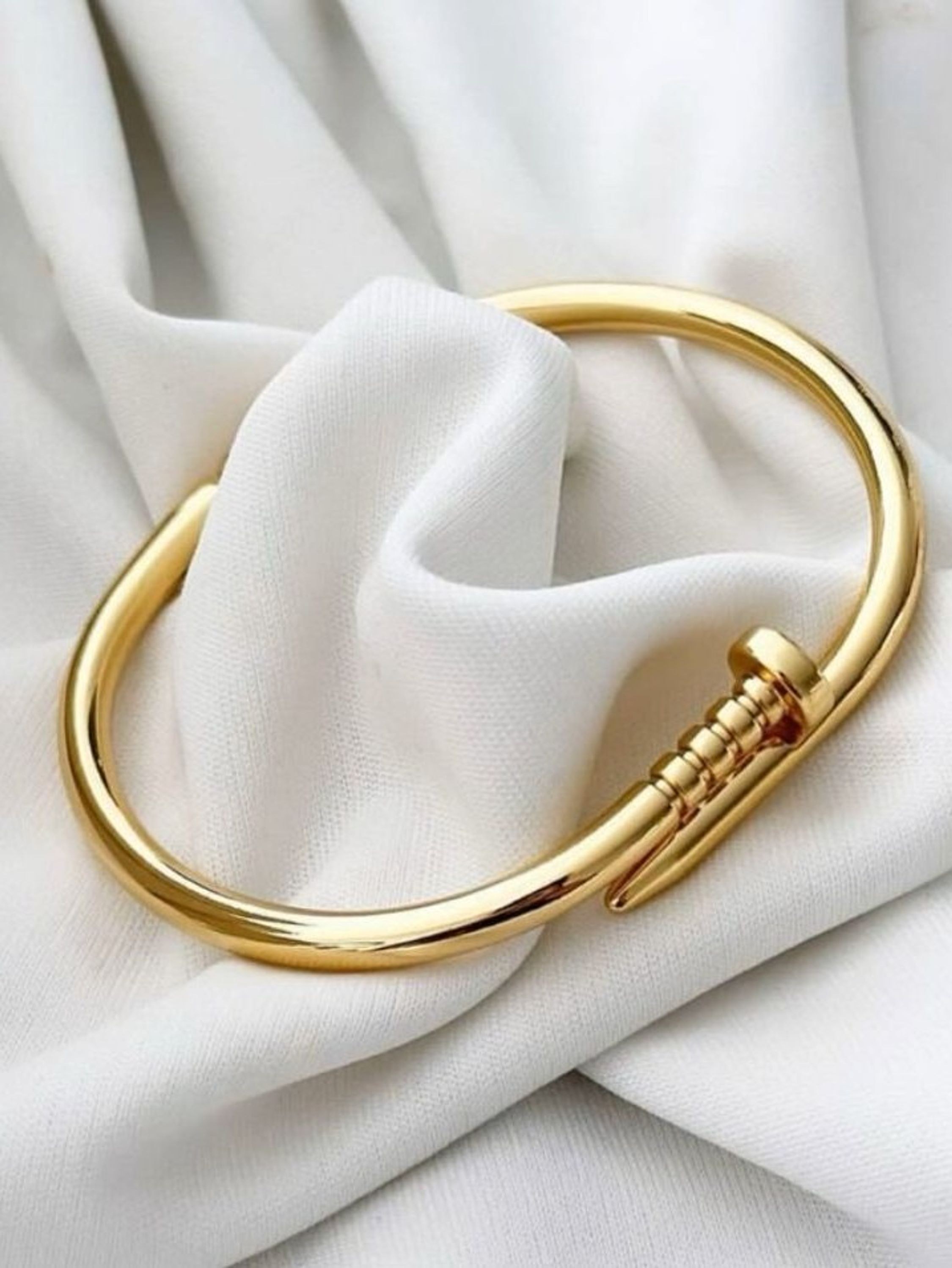 Bracelete de Luxo Folheado Fecho Joalheria