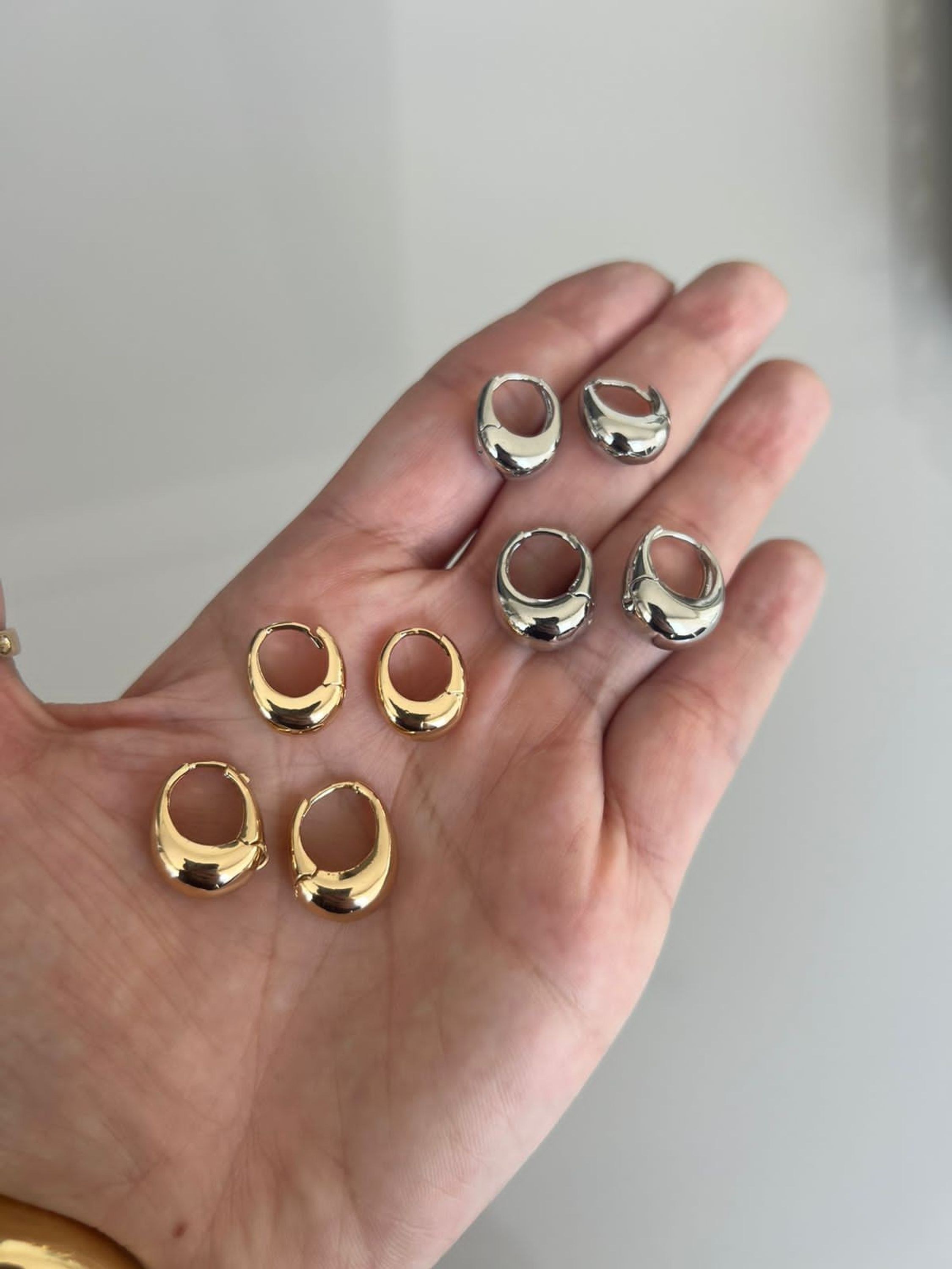 Kit 4 Argolinhas Banhadas para Revenda