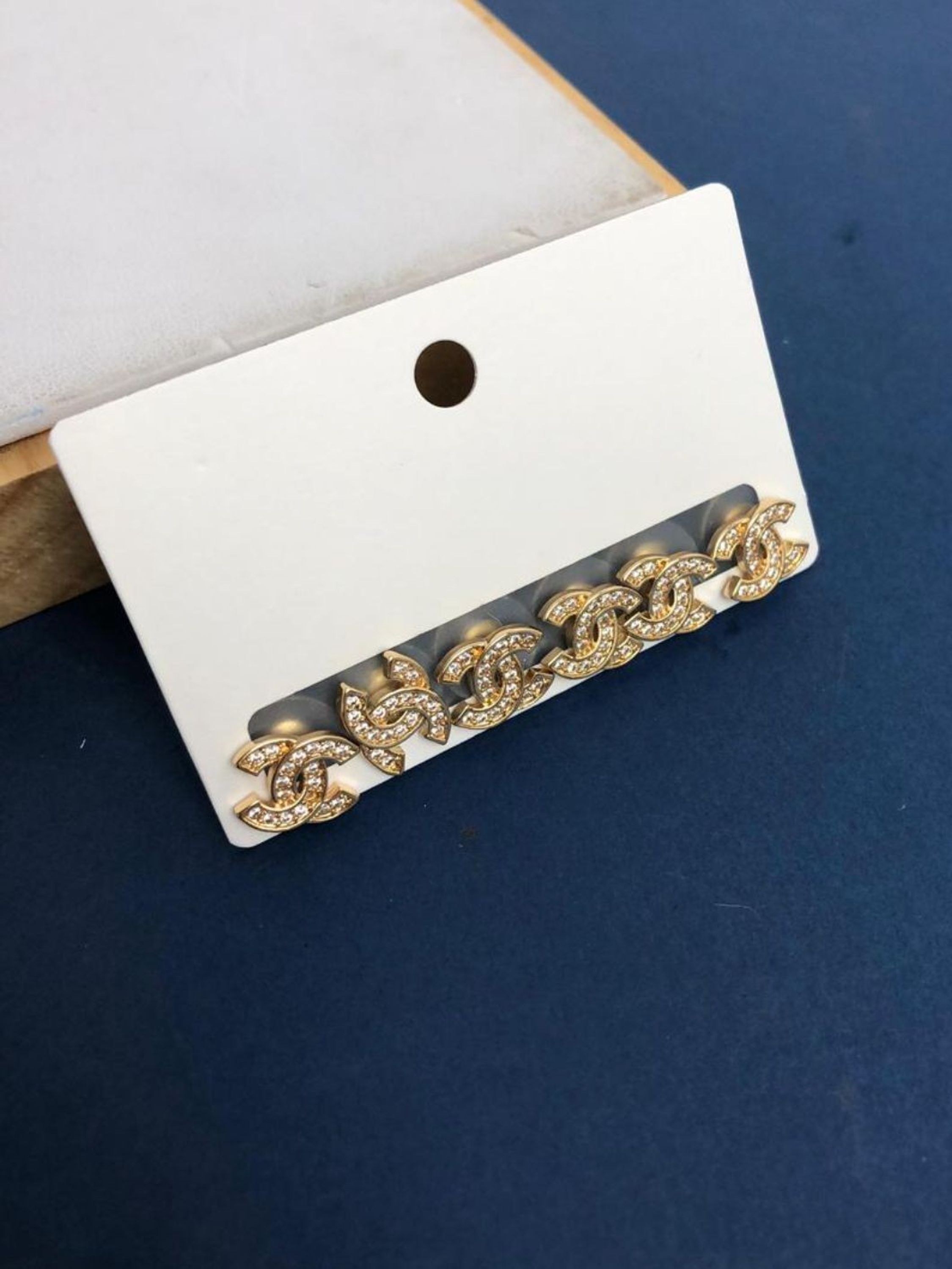 Trio de Brincos de Strass