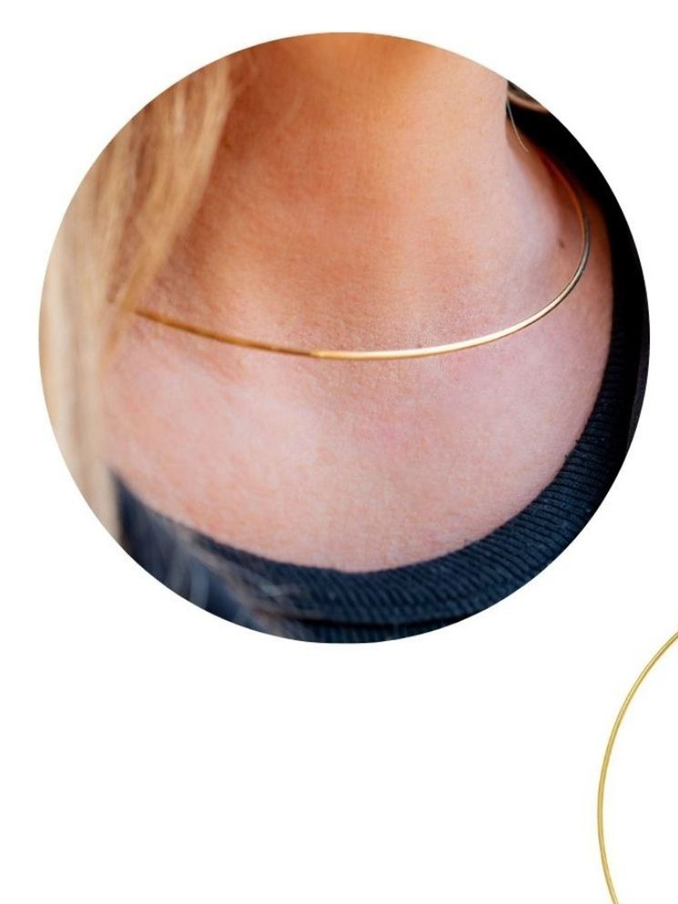 Colar Aro Fino Luxo Elegante