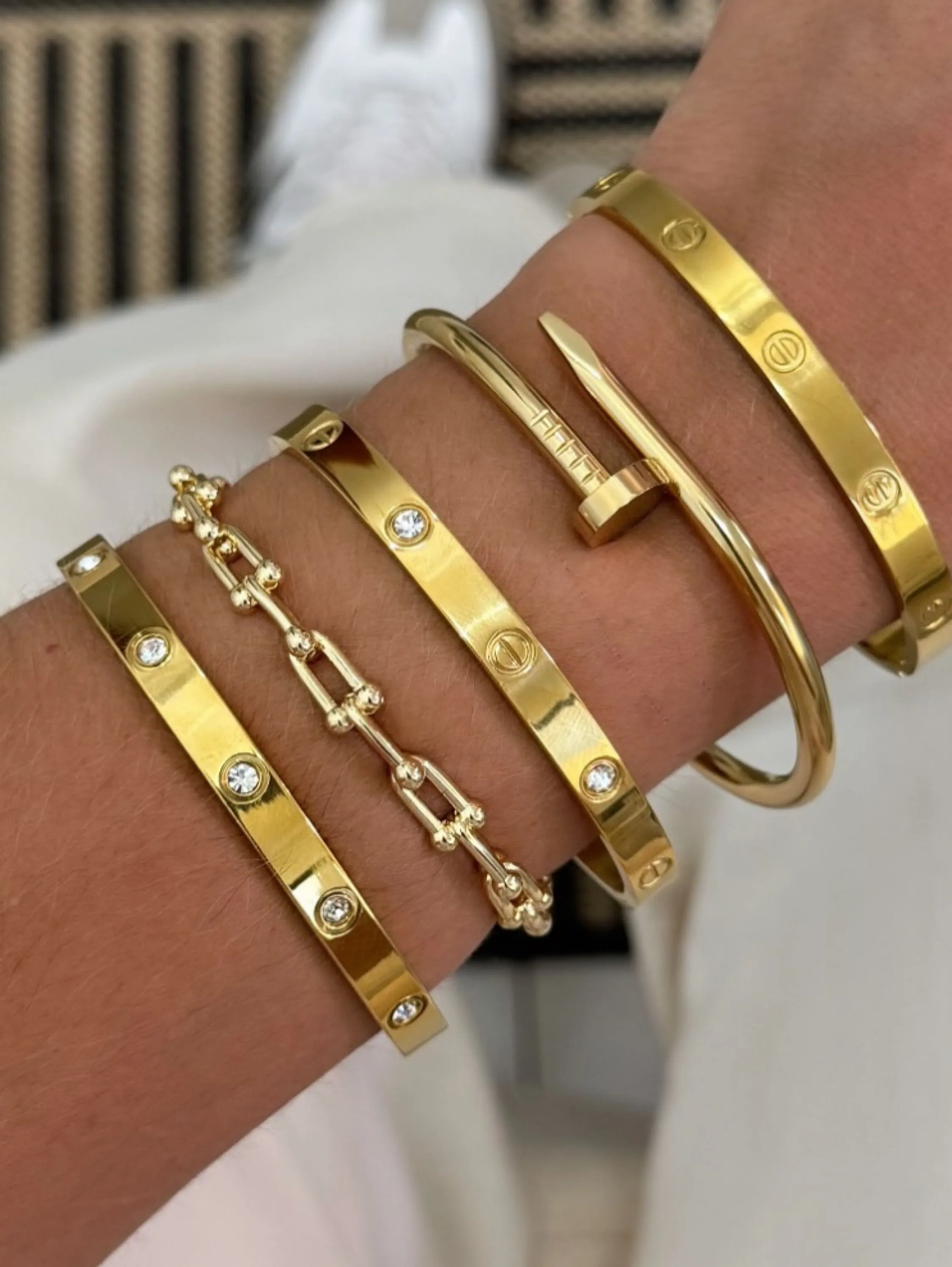 Kit 5 braceletes de luxo atacado e varejo