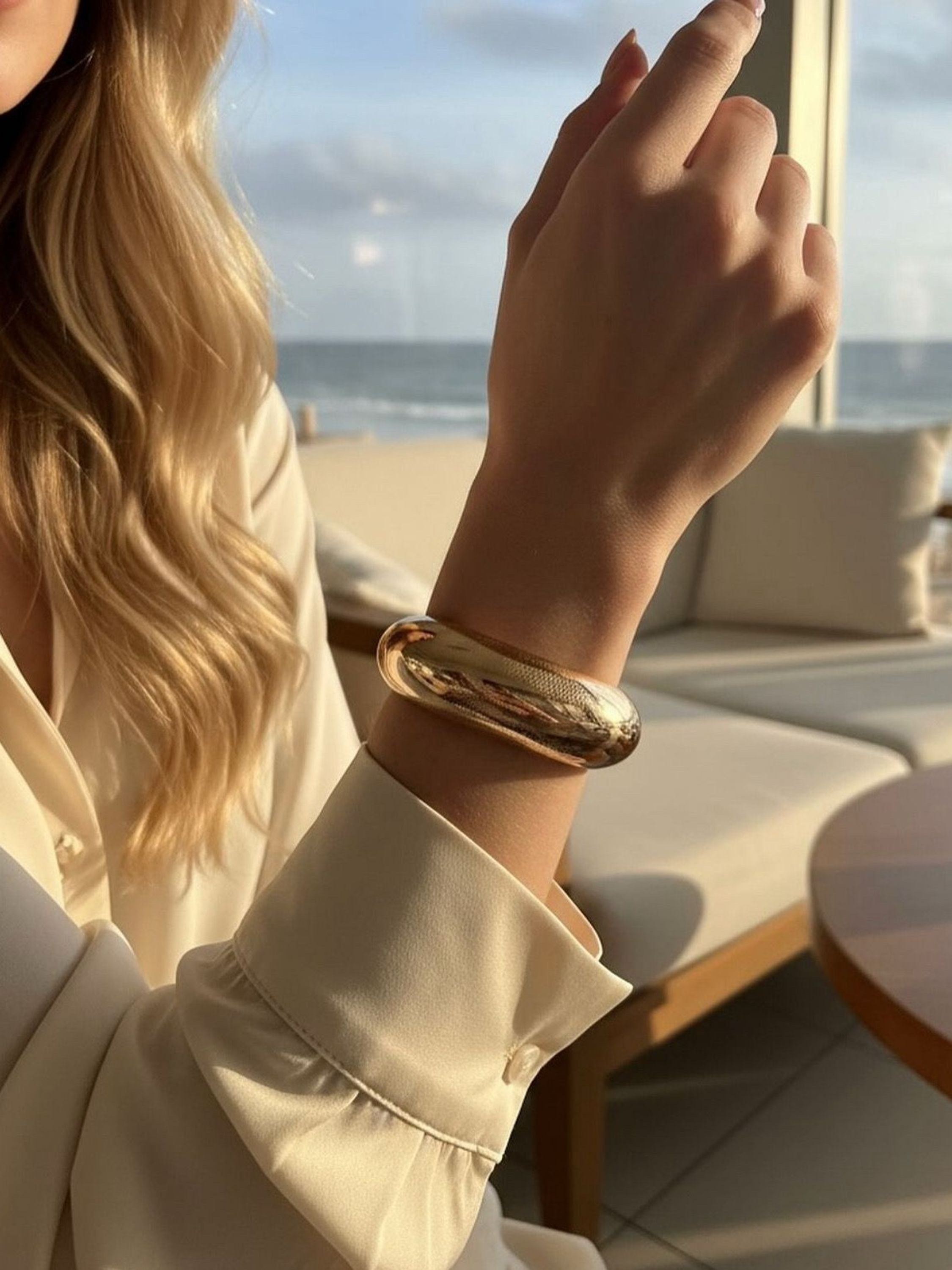 Bracelete Banhado Moderno