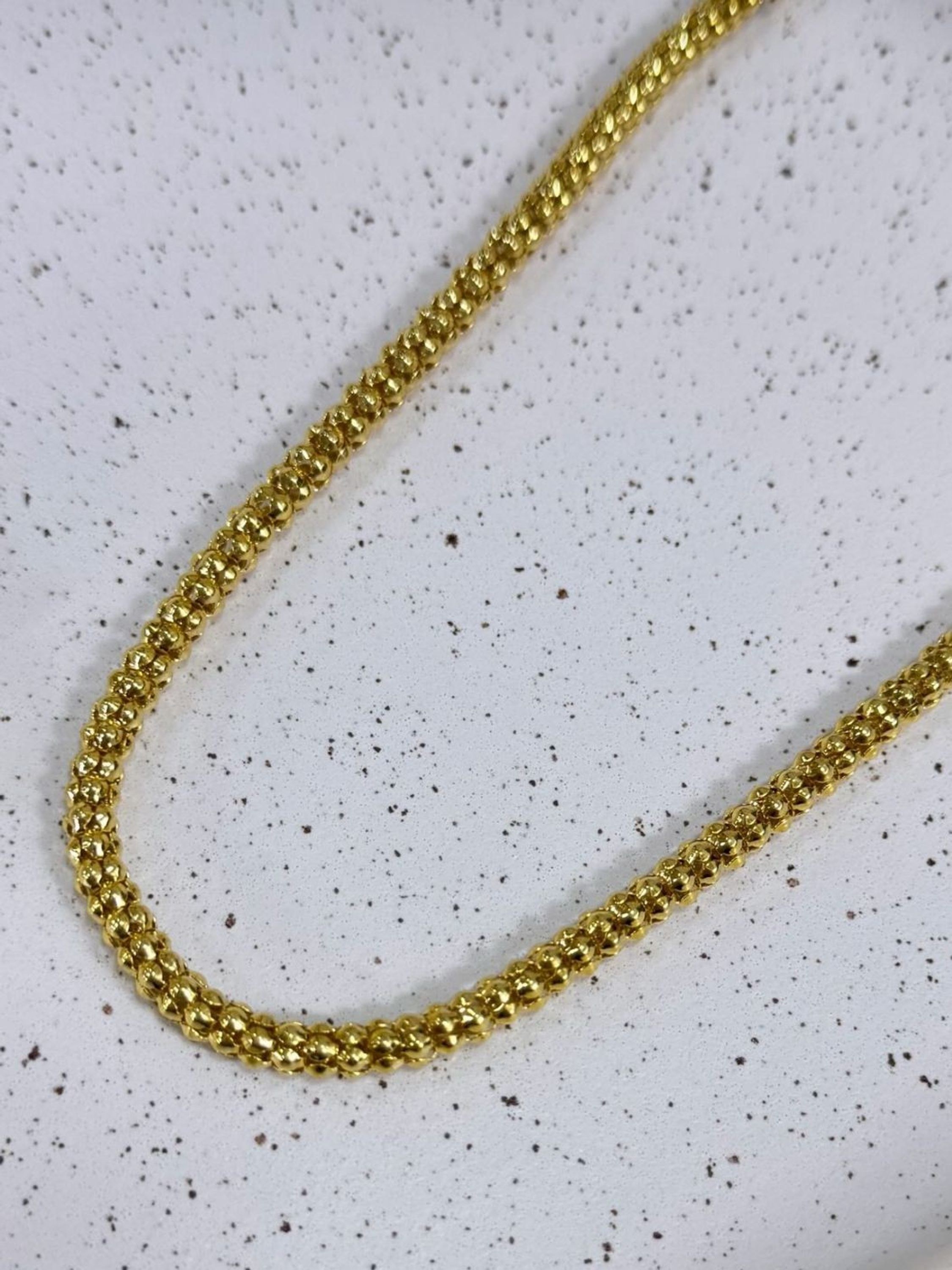 Colar Choker Dourado Regulável