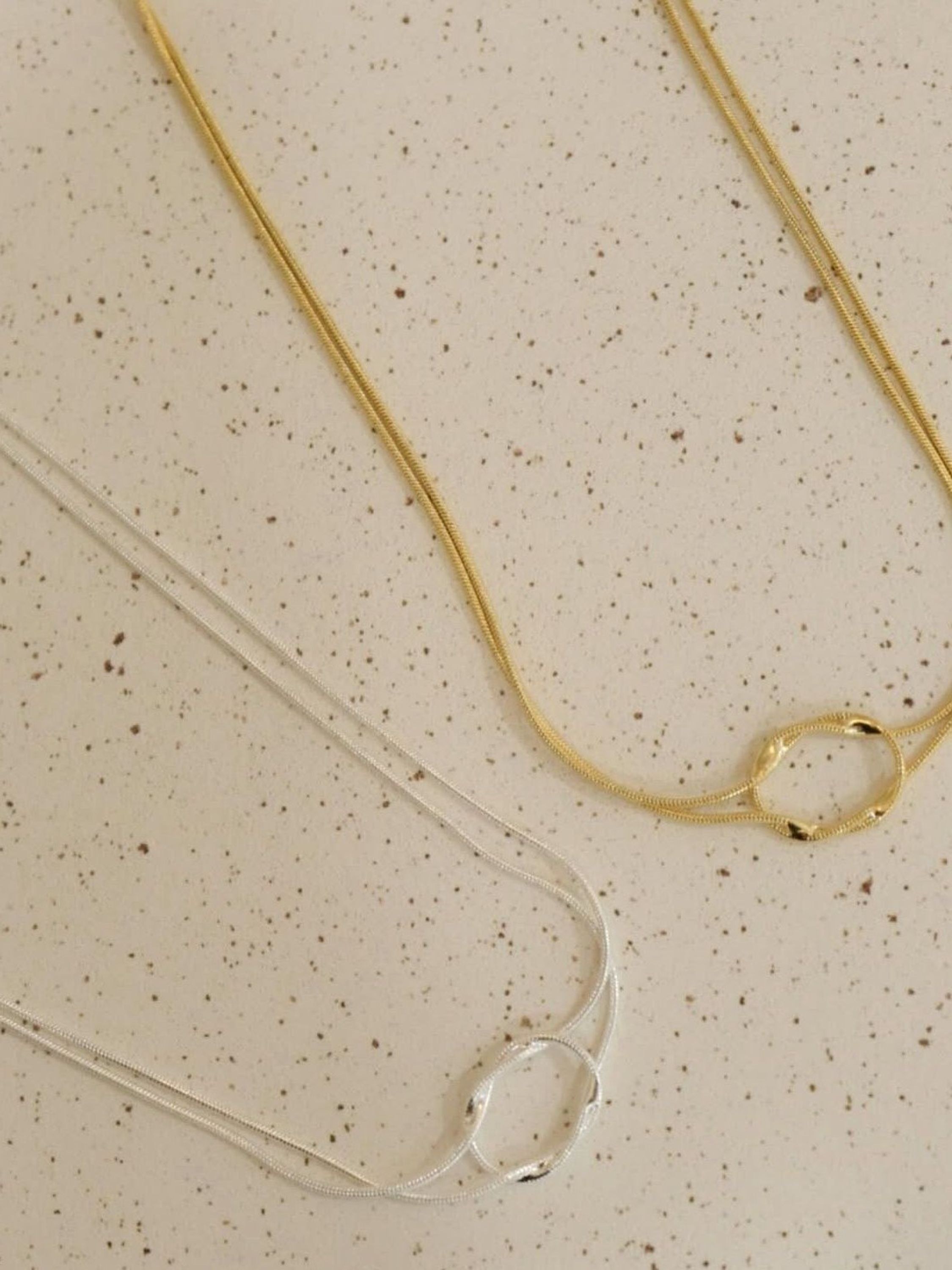 Kit 2 Colares Nó Banhado