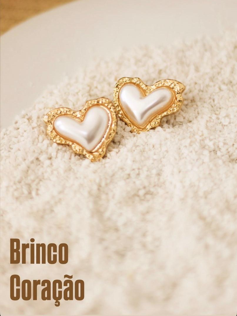 Brinco Delicado Coração Minimalista
