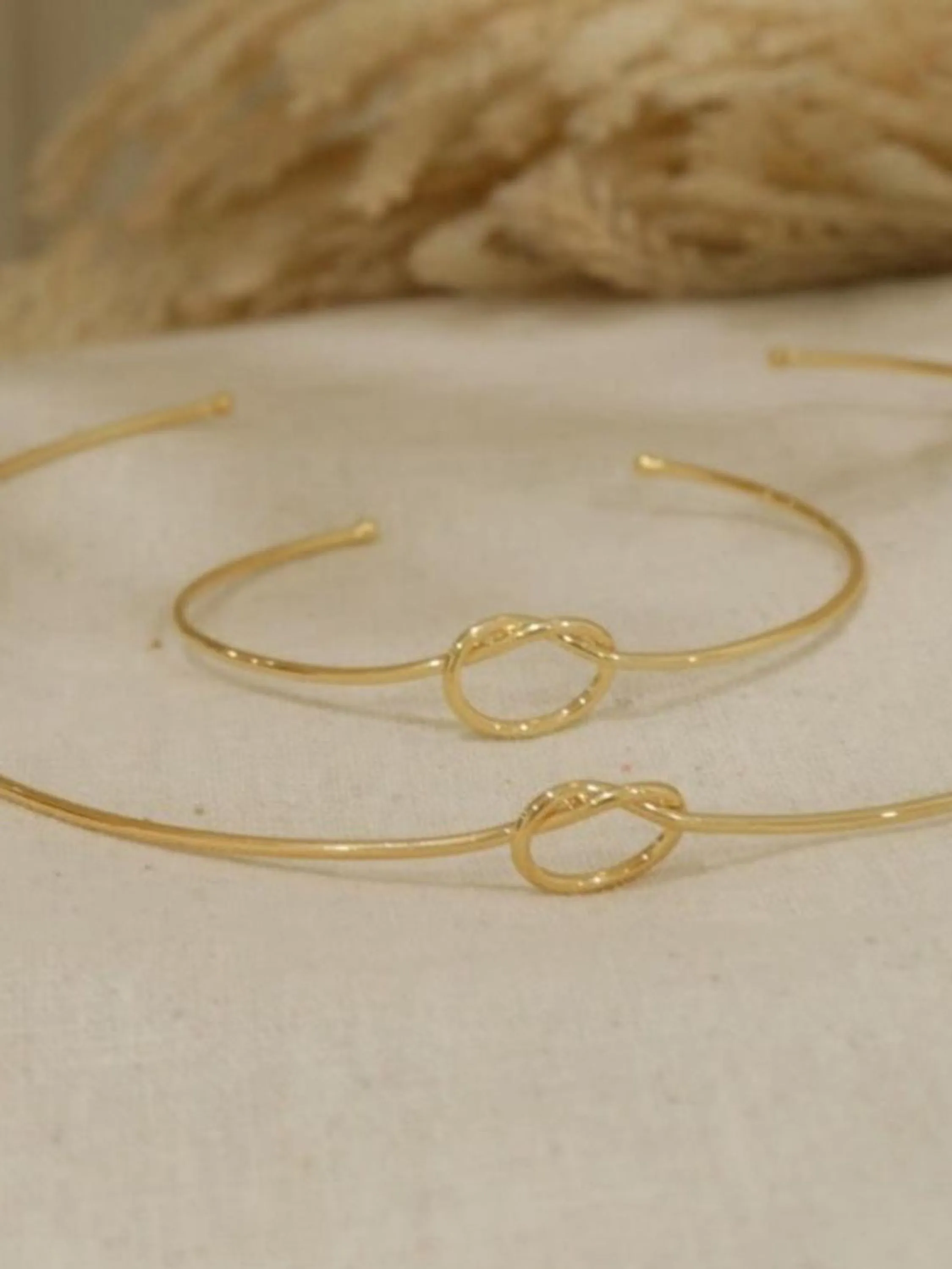 Kit Aro Banhado e Bracelete Nó
