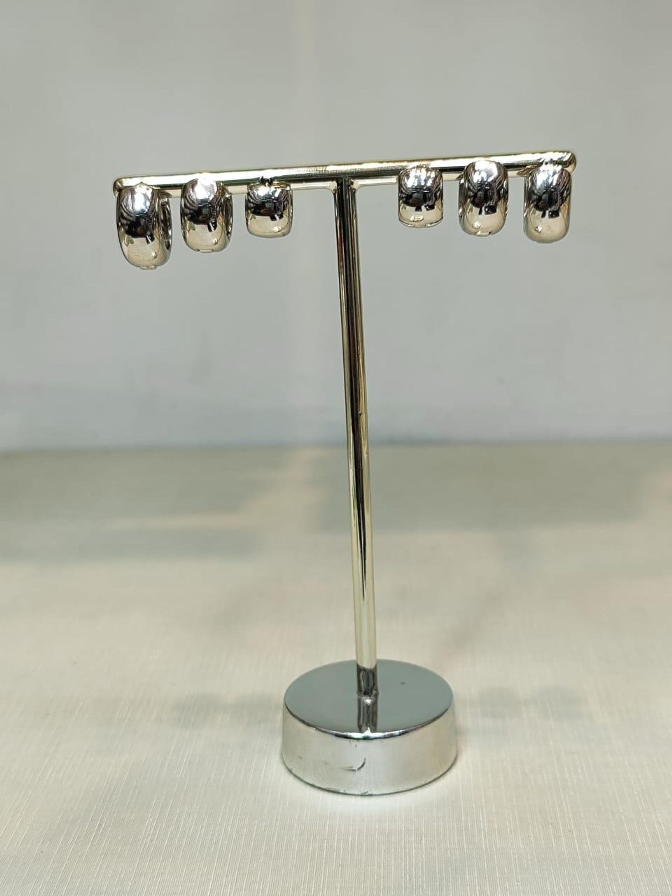 Trio de Argolinhas Folheadas