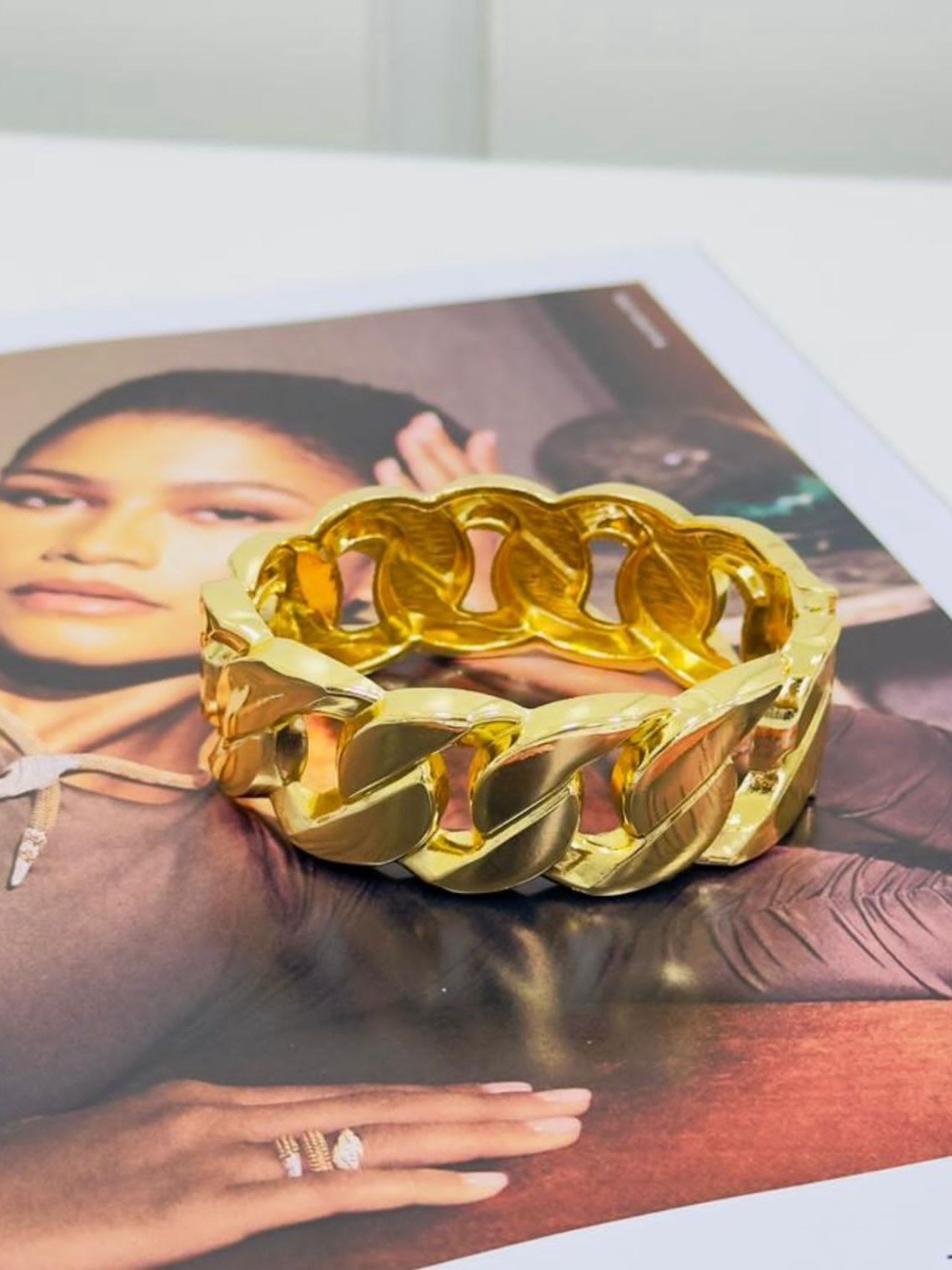 Bracelete Trançado da Moda