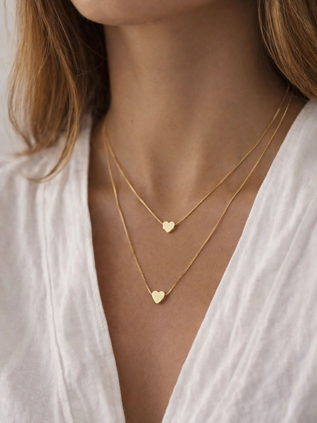 Colar Longo Coração Elegante