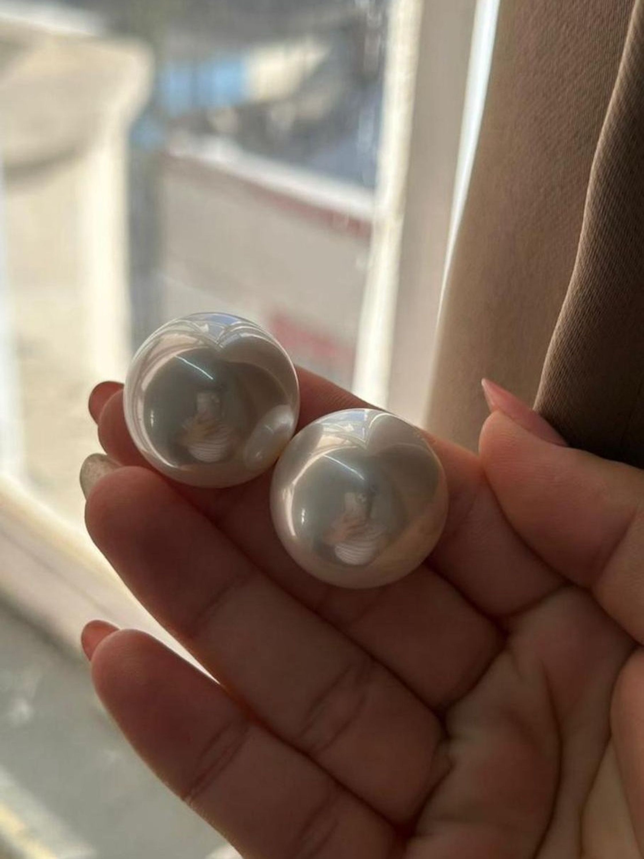 Brinco Delicado Pérolas Elegante