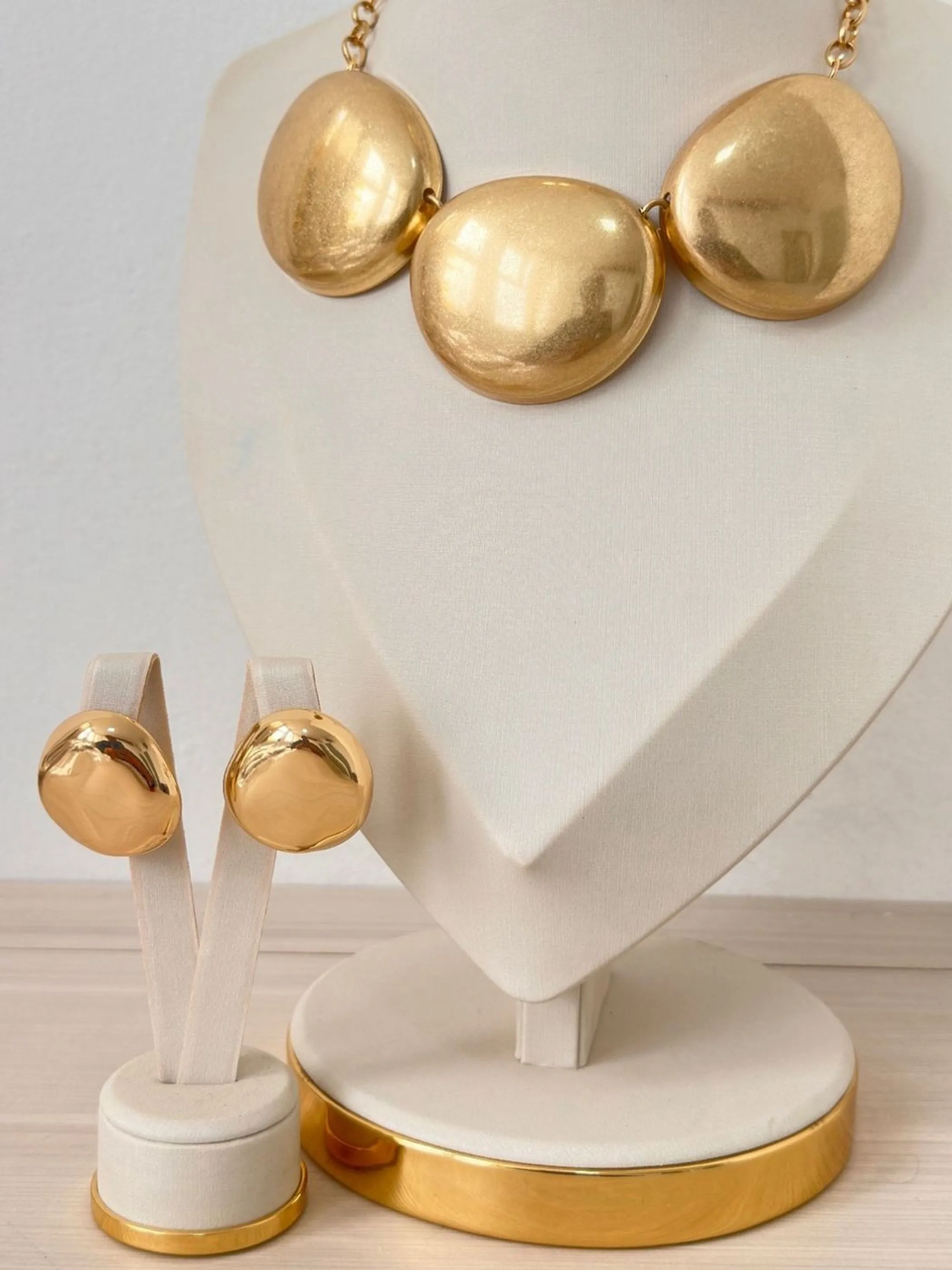 Conjunto Maxxi Colar + Brinco da Moda