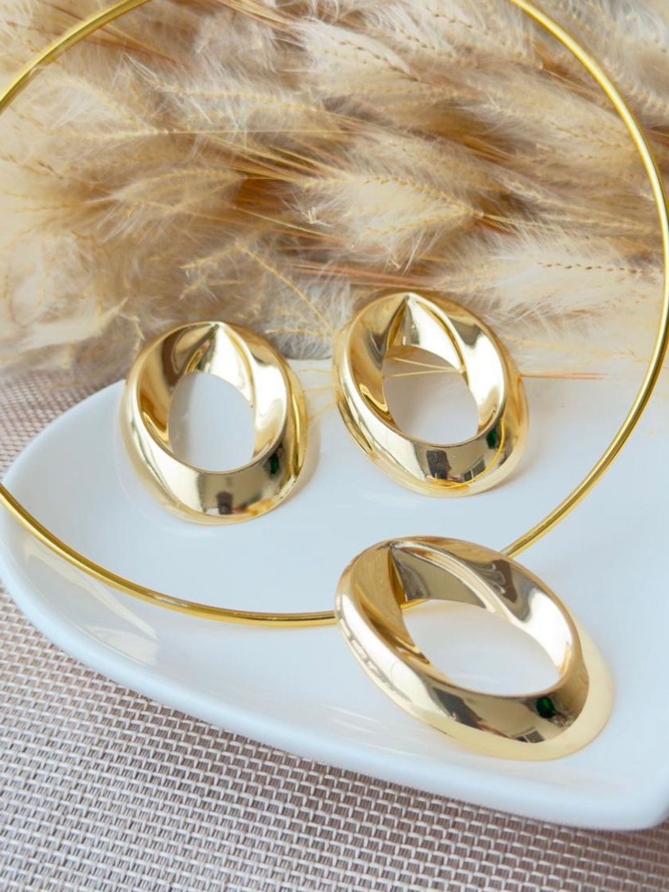 Conjunto Inspiração Influencer Colar e Brinco