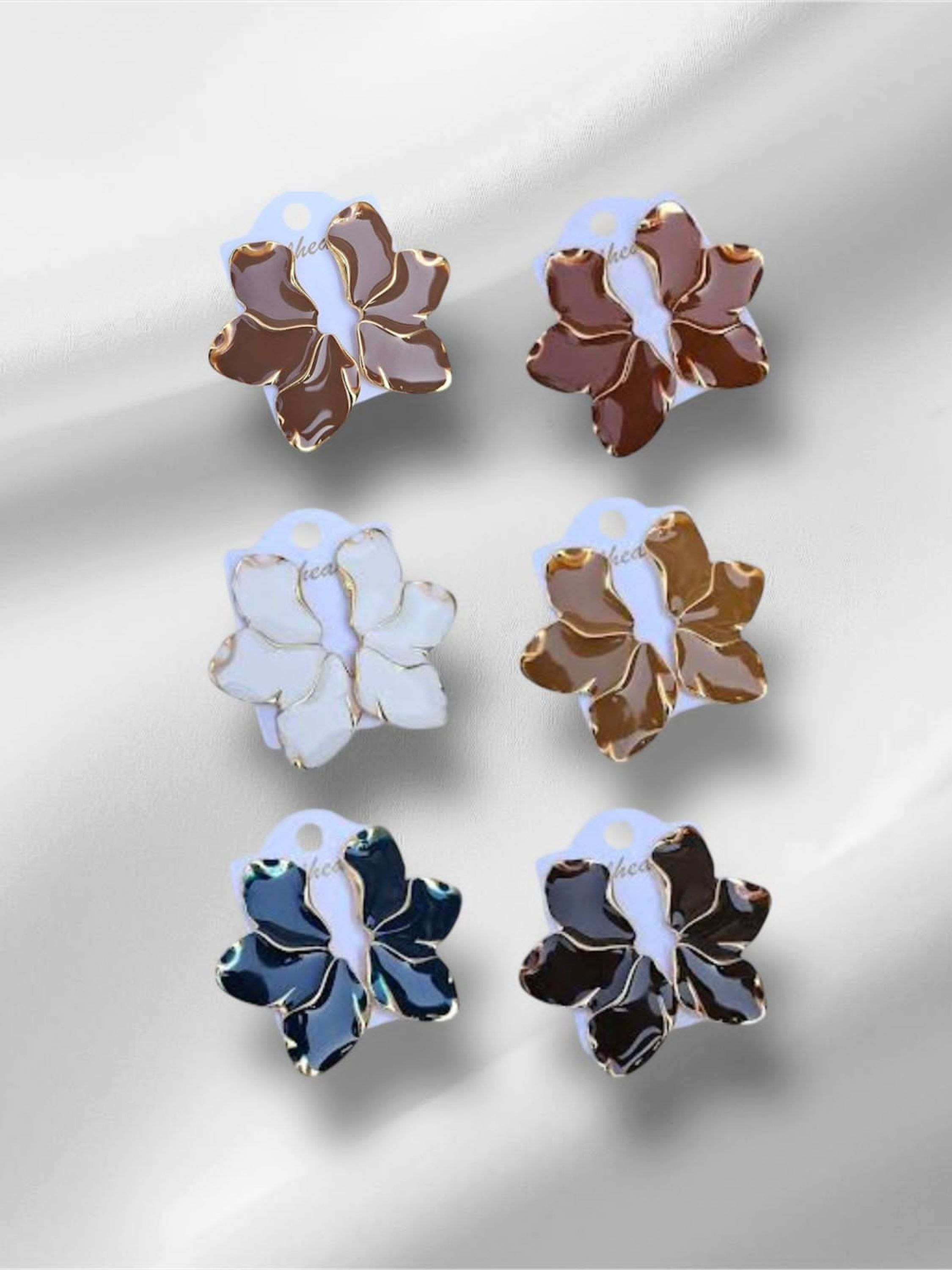 Brinco Flor Esmaltado