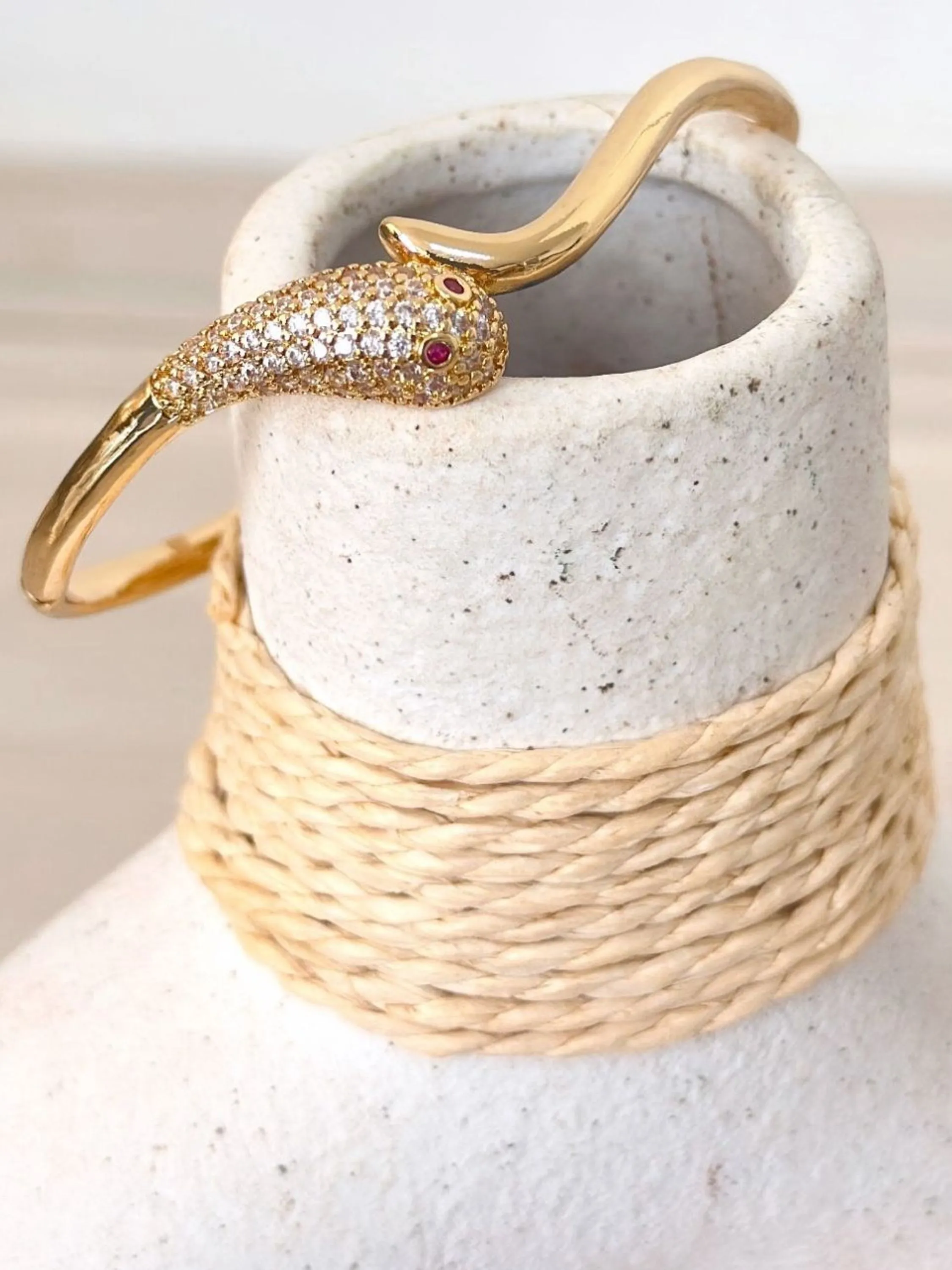 Bracelete Ajustável Moda Cobra