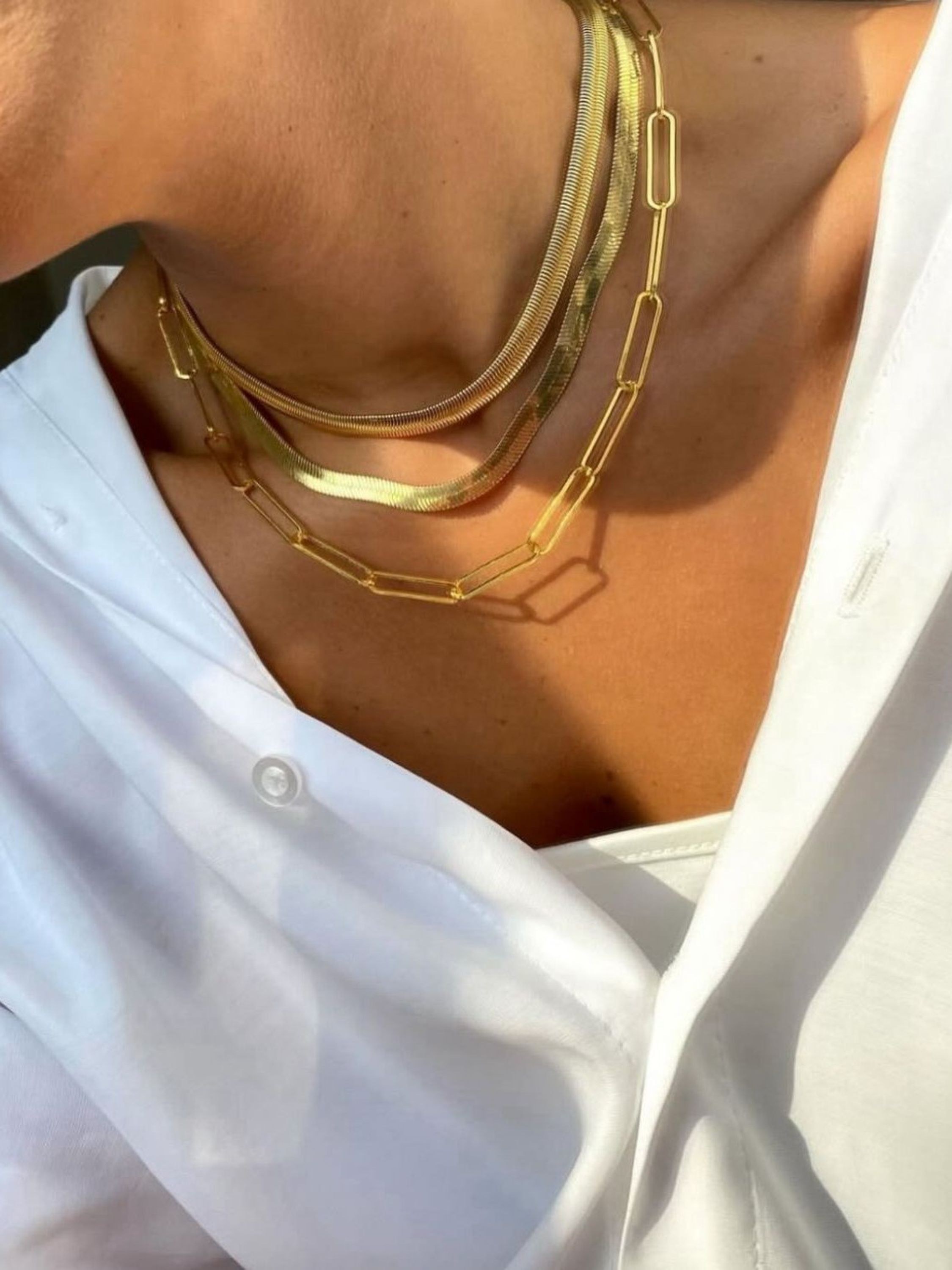 Trio de Colar do Momento 2025 Banhado