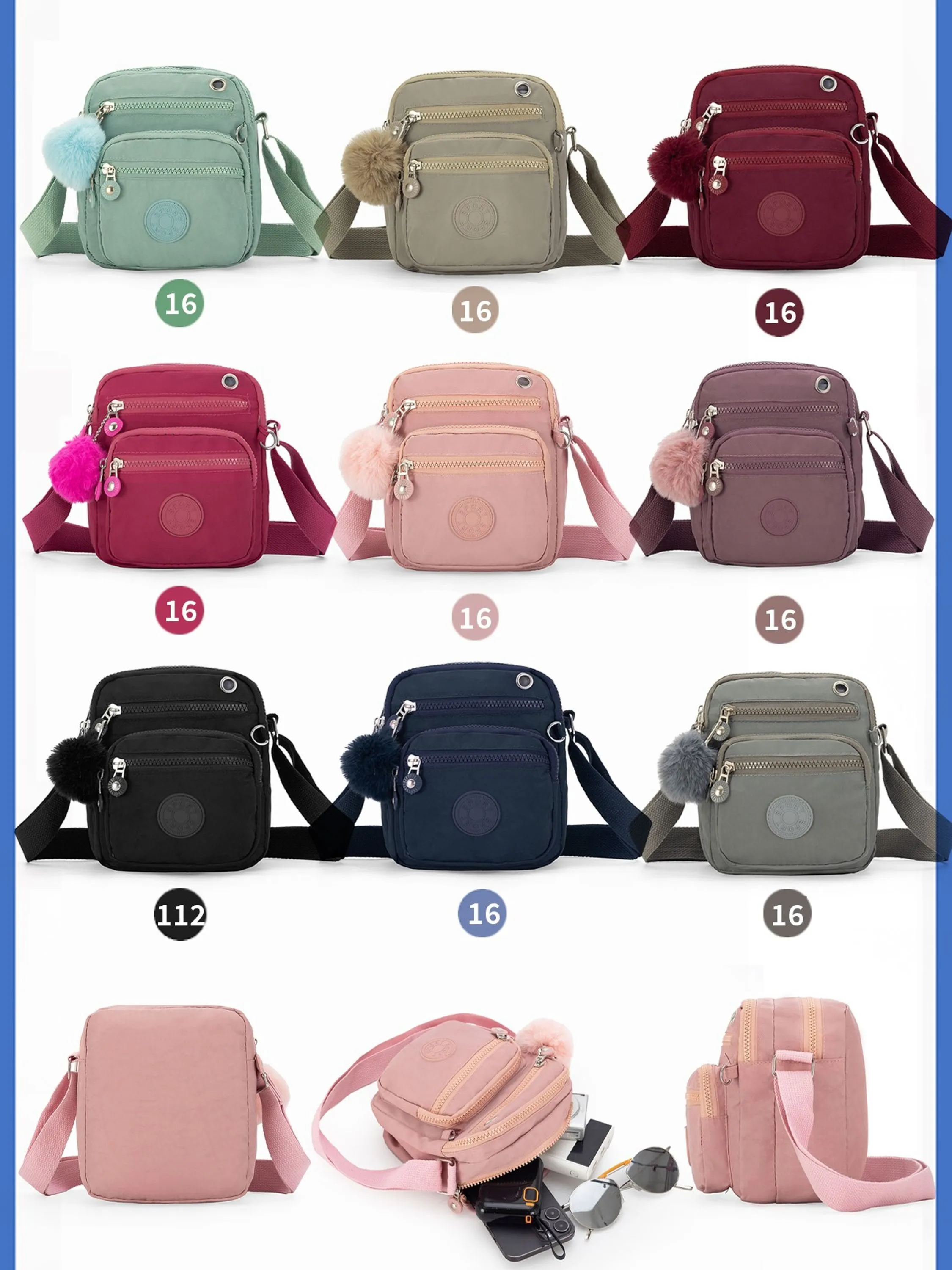 Bolsa Nylon pequena ZH-512