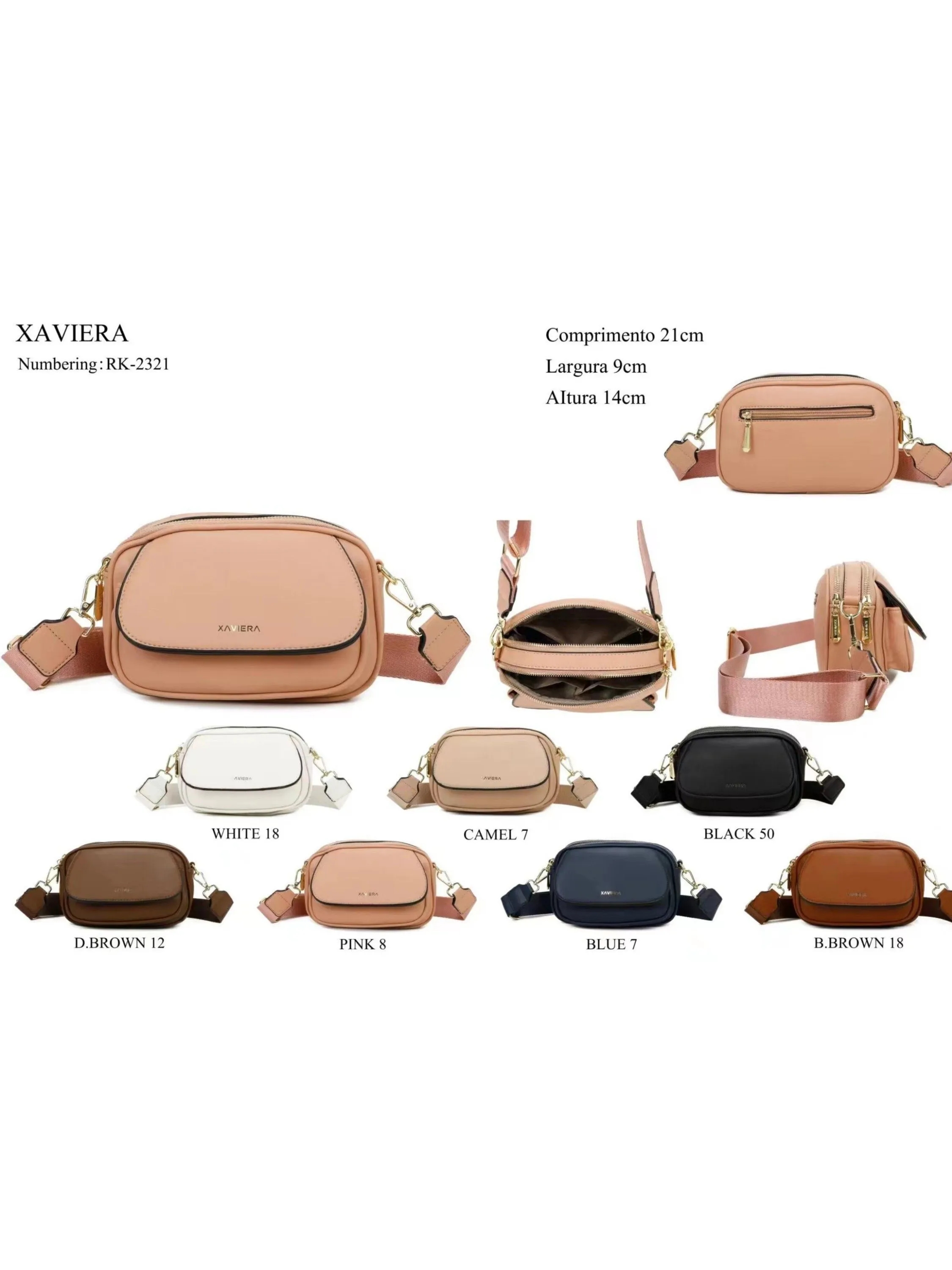 Bolsa XAVIERA Transversal RK-2321