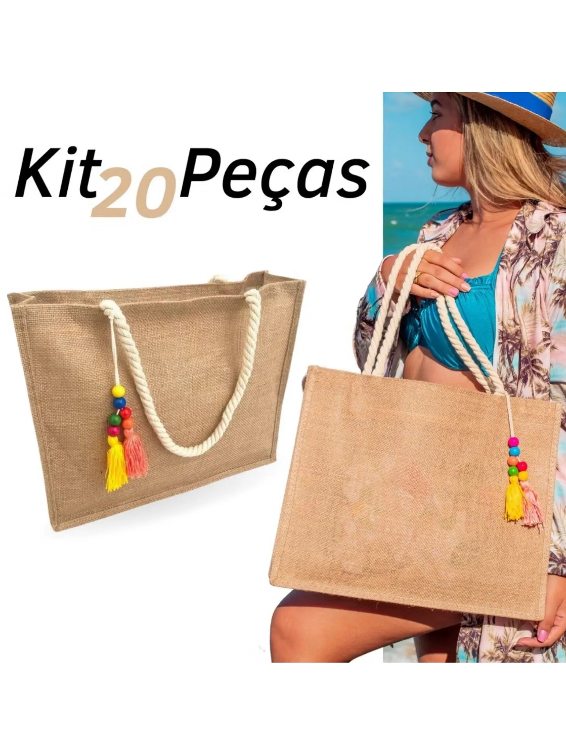 Kit 20 pcs Bolsa de praia XV-009