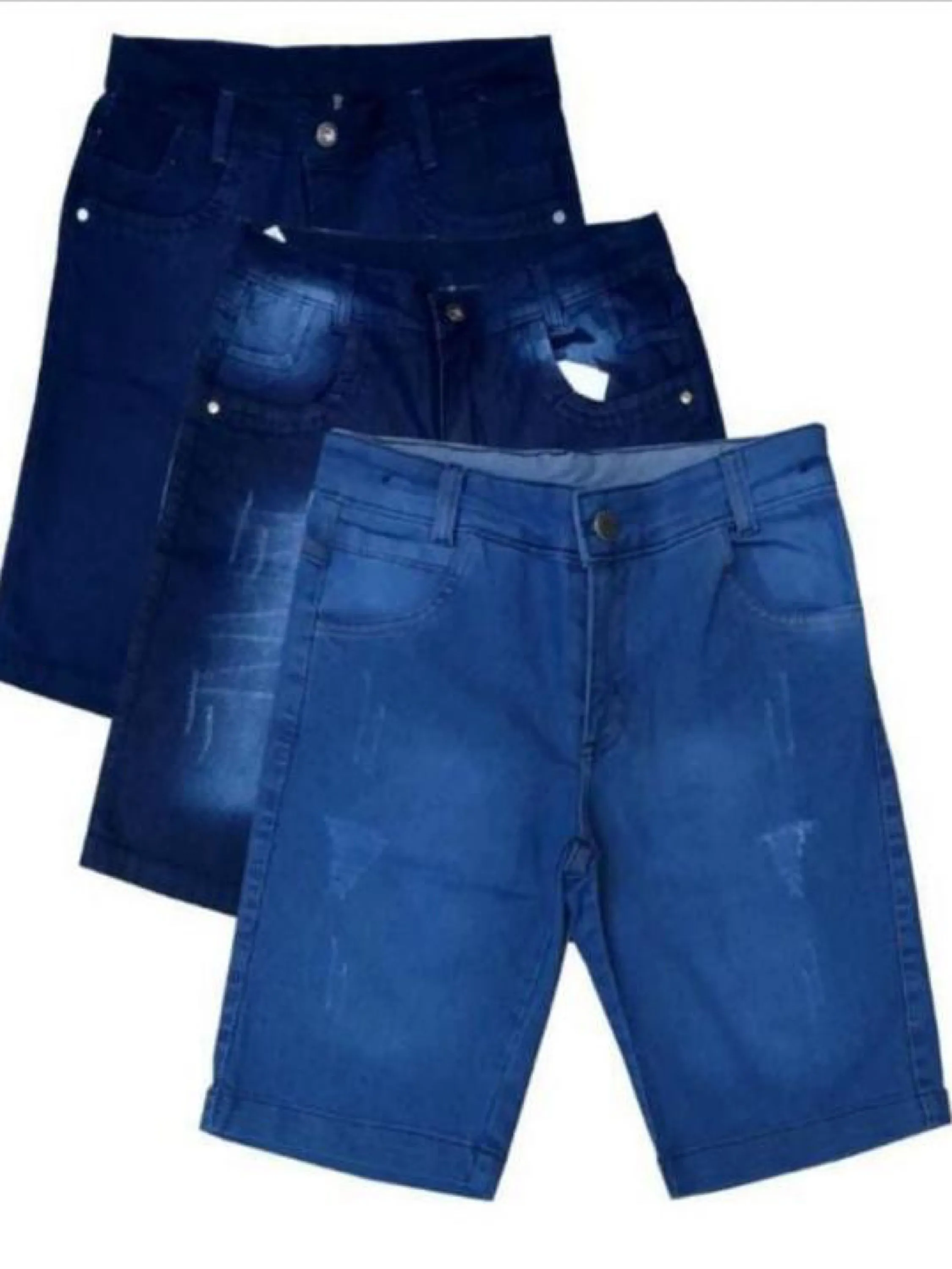 Bermuda jeans masculina