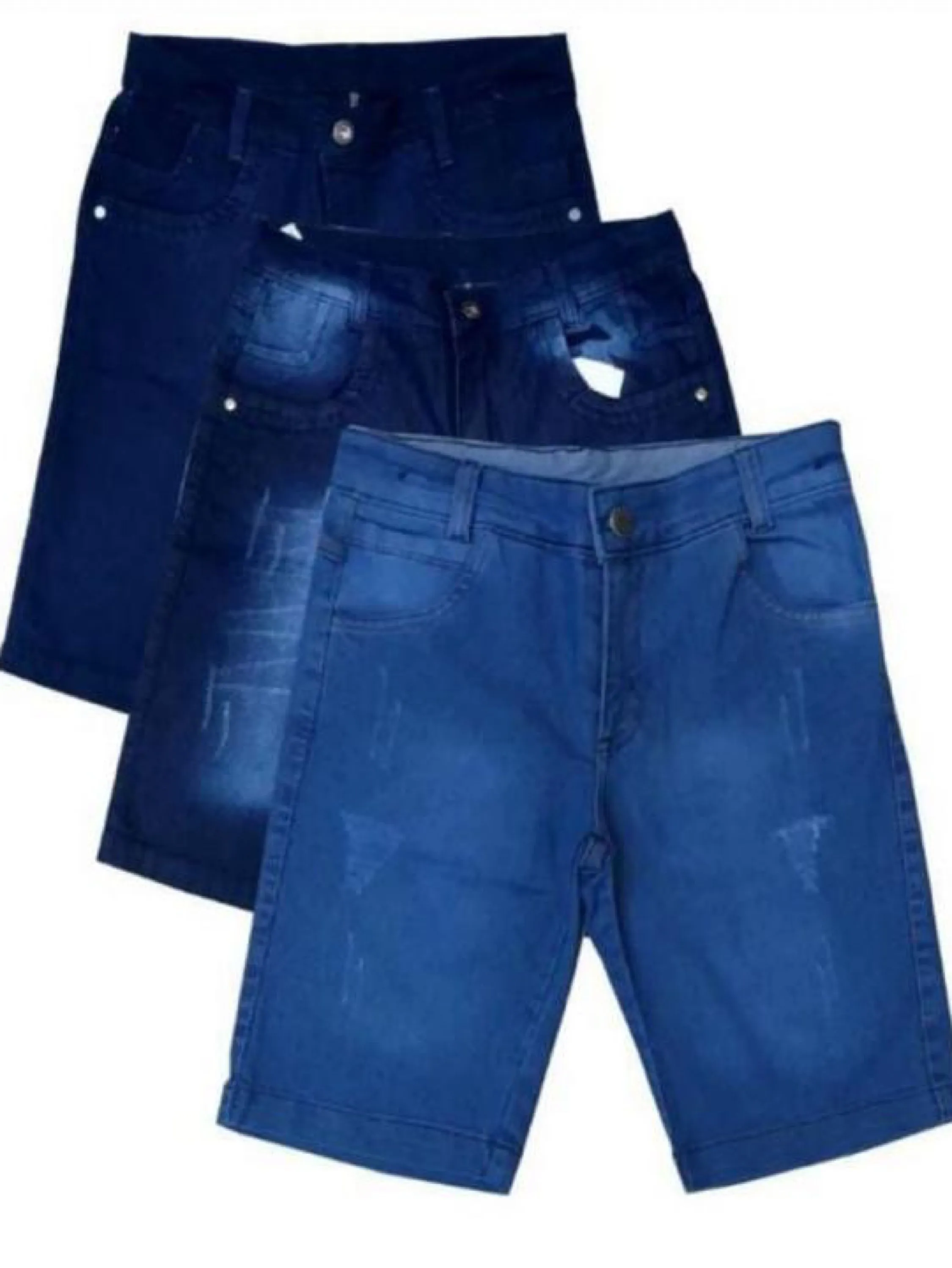 Bermuda jeans masculina