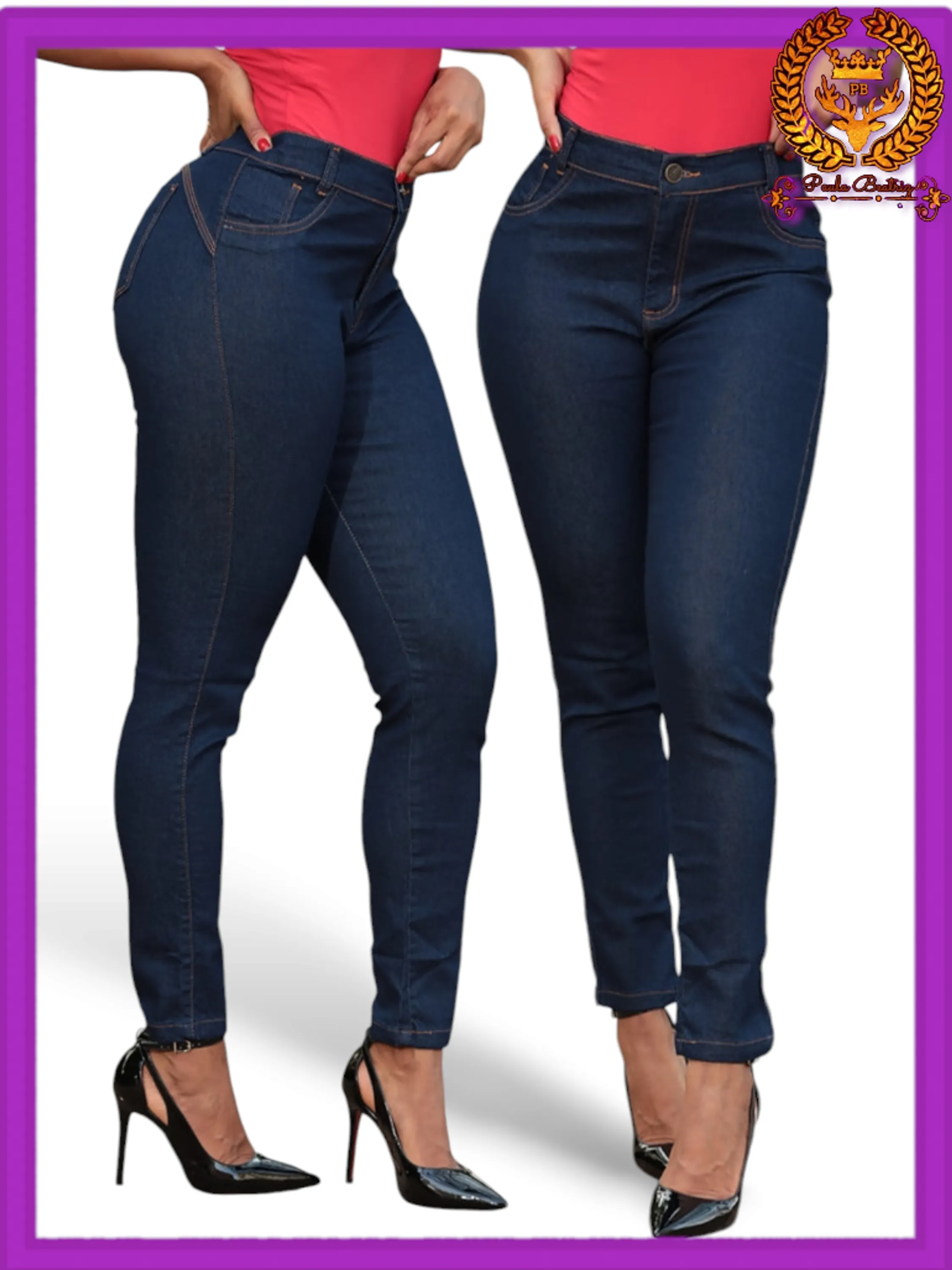 Calça jeans skinny feminina paul_a_beatri_z_jeans j1