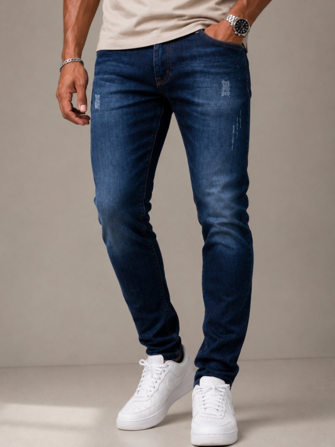 Calça jeans skinny masculina
