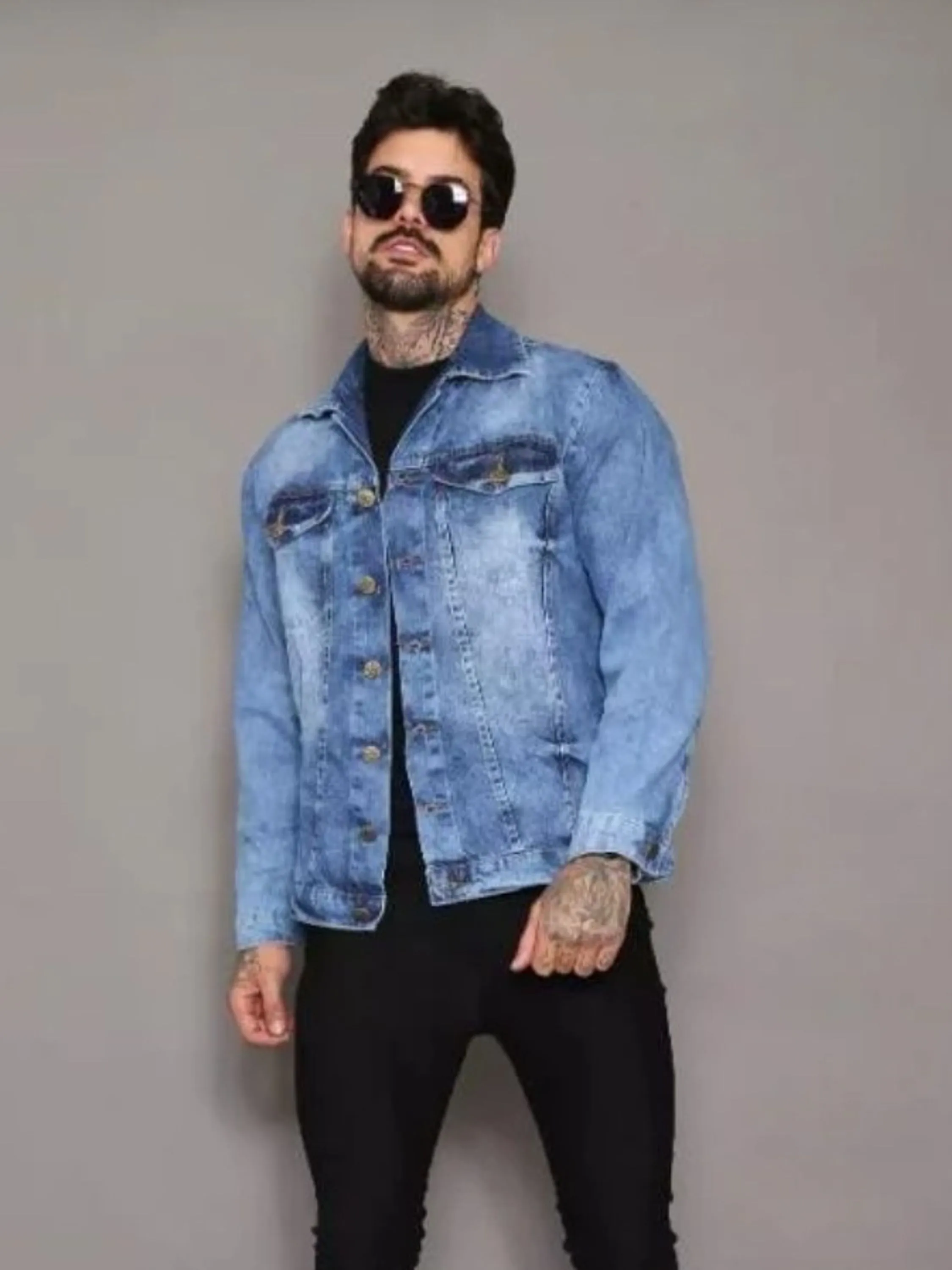 Jaqueta  masculina  - Sem Lycra paul_a_beatri_z_jeans