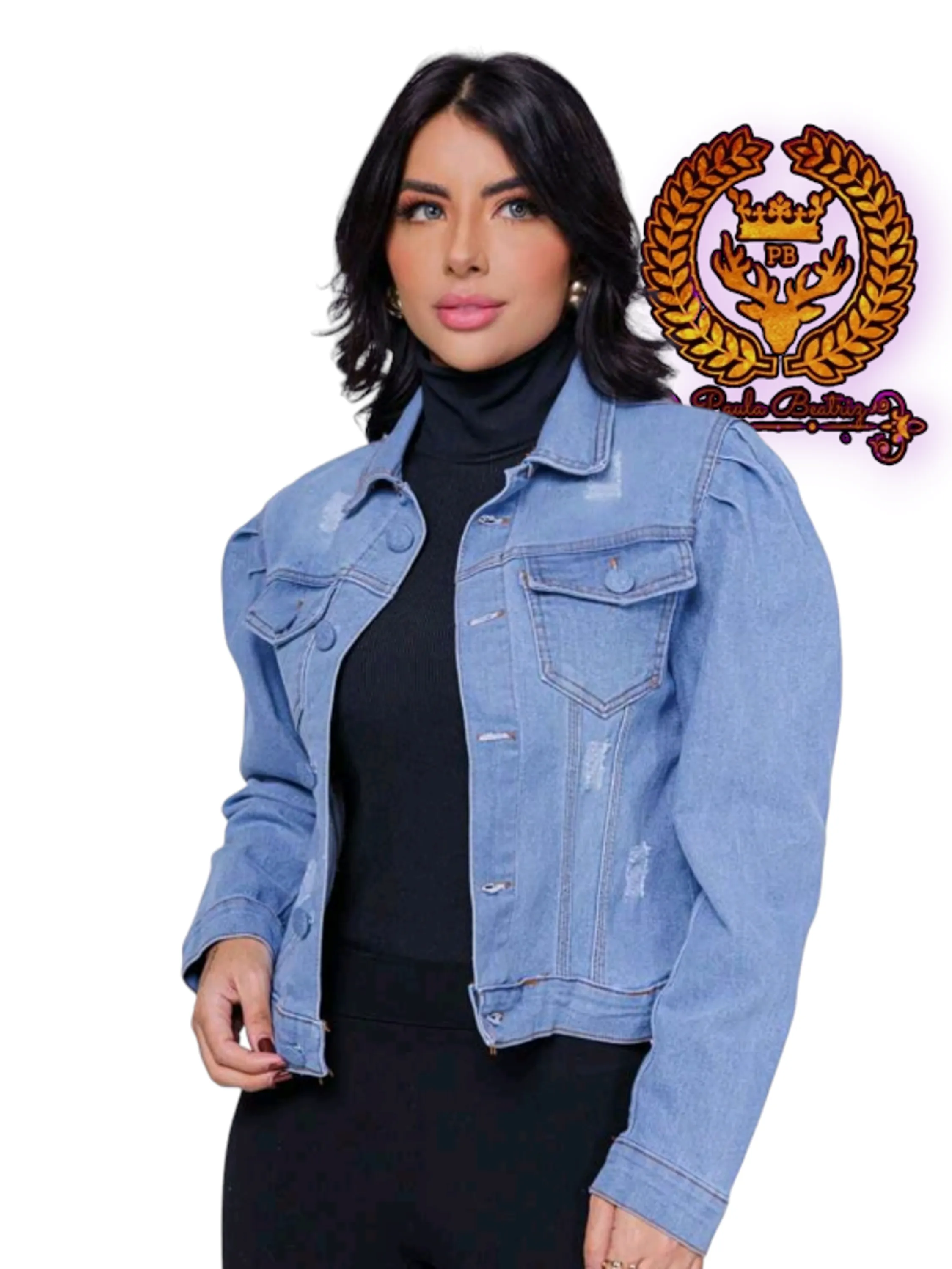 Jaqueta jeans feminina paul_a_beatri_z_jeans
