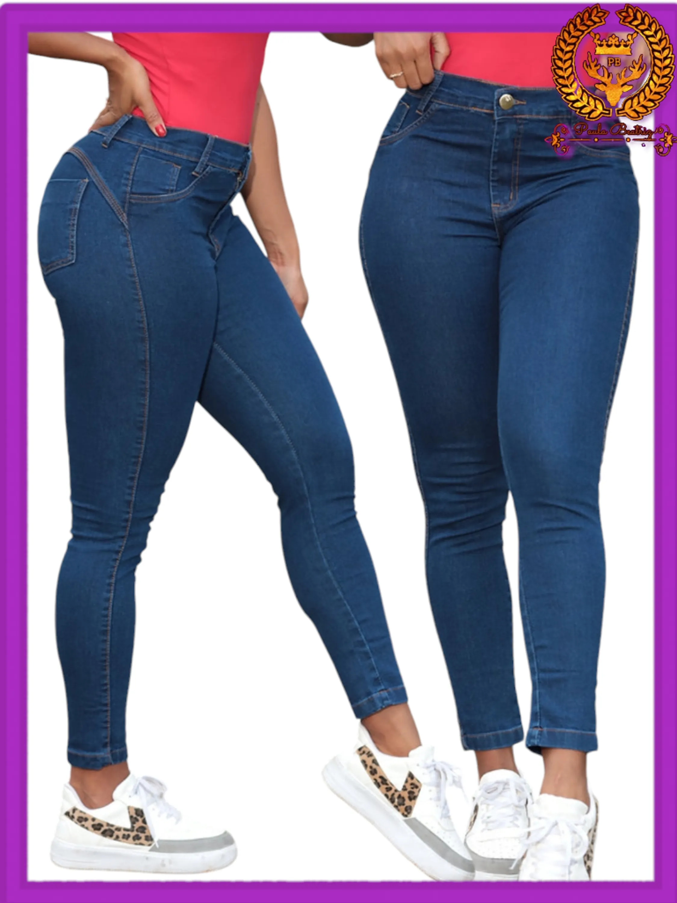 Calça jeans skinny feminina paul_a_beatri_z_jeans j1