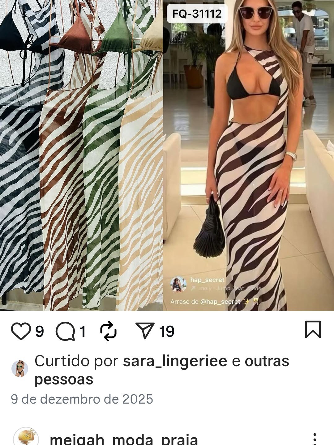 Biquíni mais saída  p m g egg