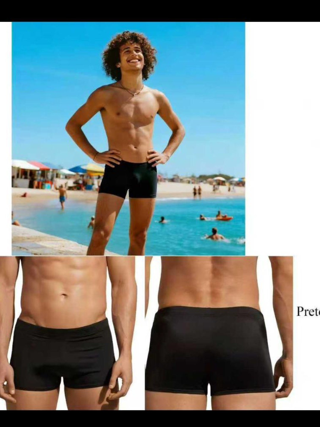 Sunga masculina p m.g e gg