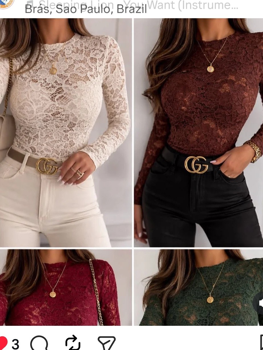 Blusa renda sucesso de venda