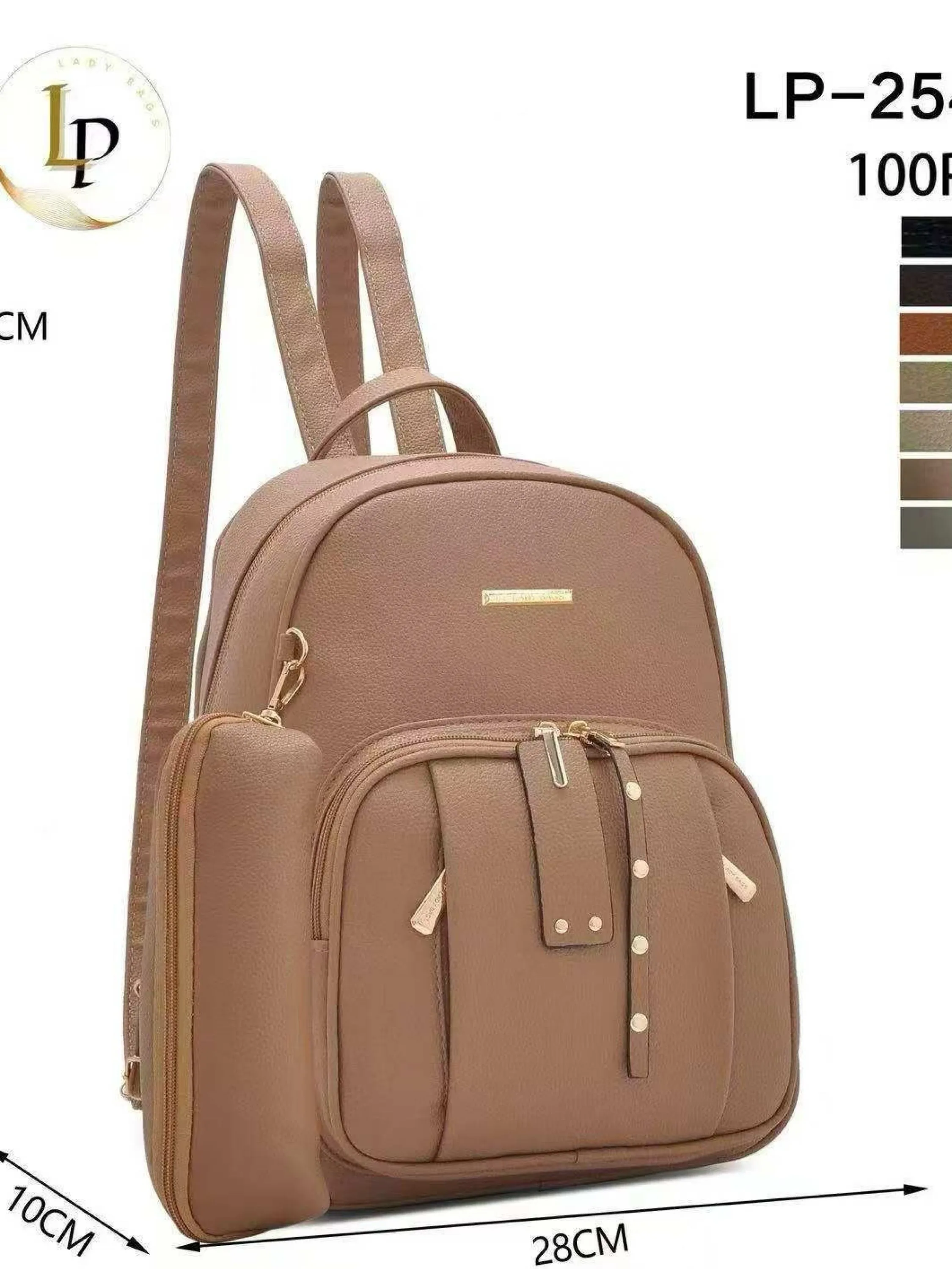 Mochila média com estojo LP-25409