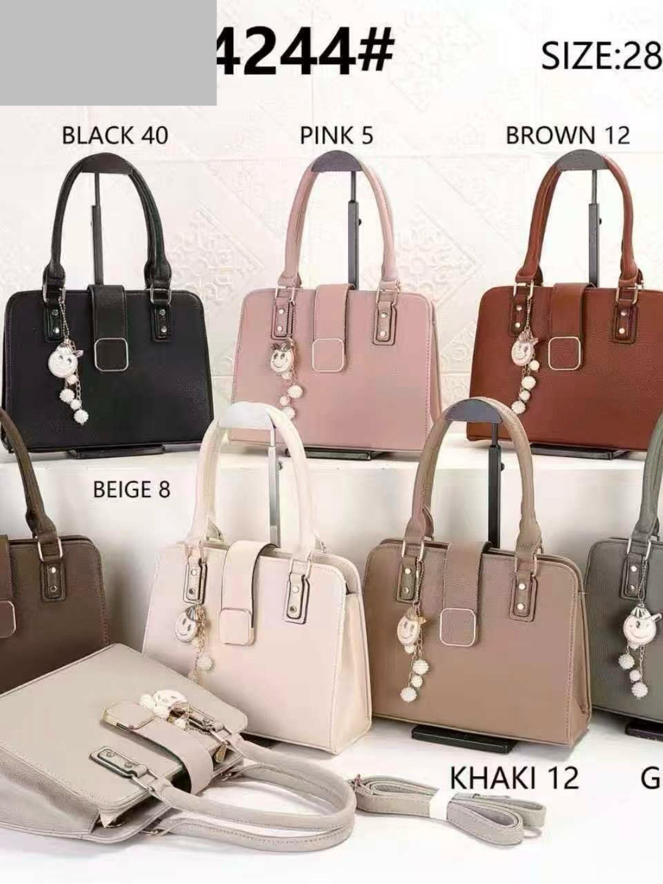Bolsa média com chaveiro 4244#