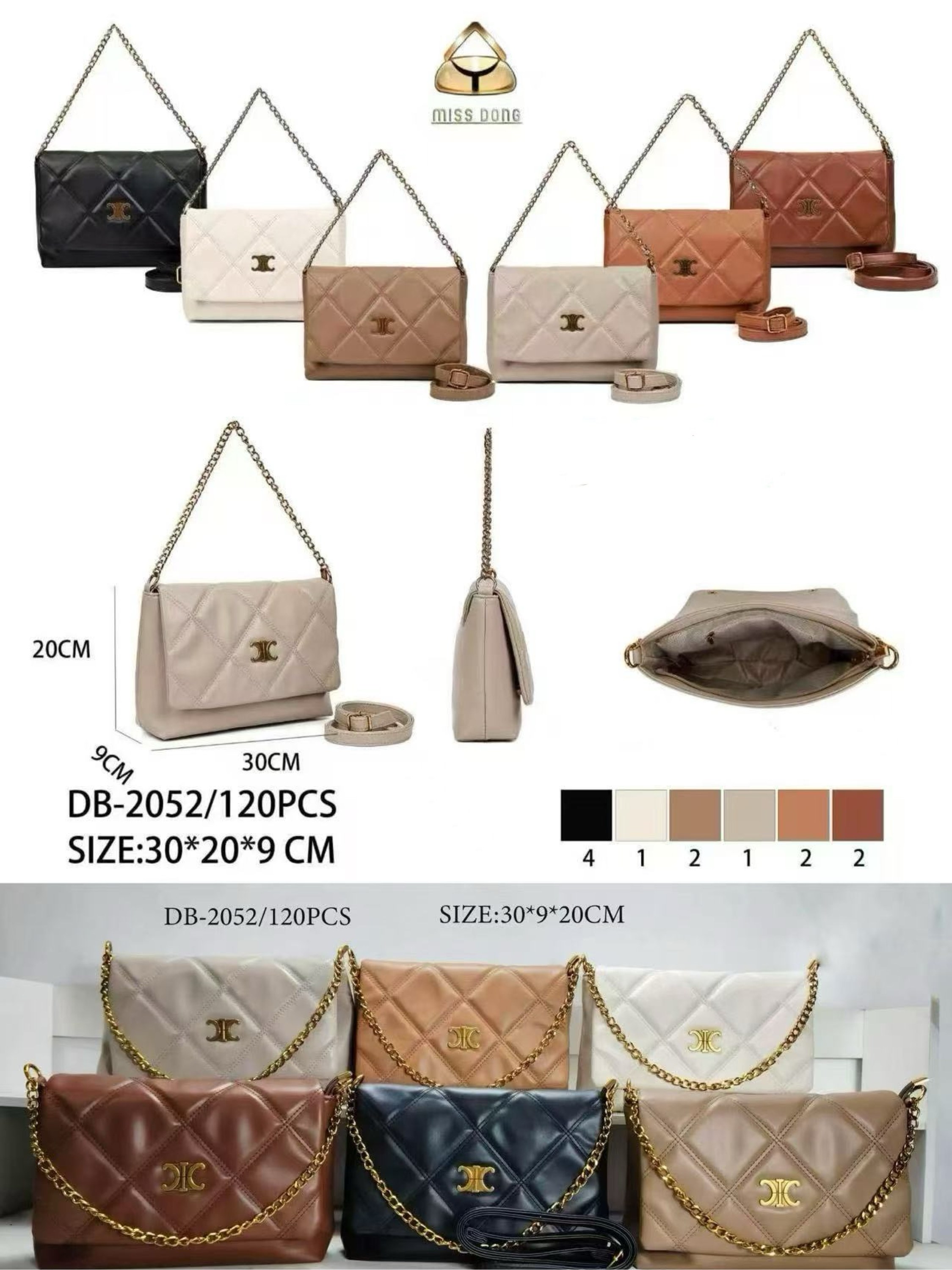 Bolsa transversal com dois alça DB-2052