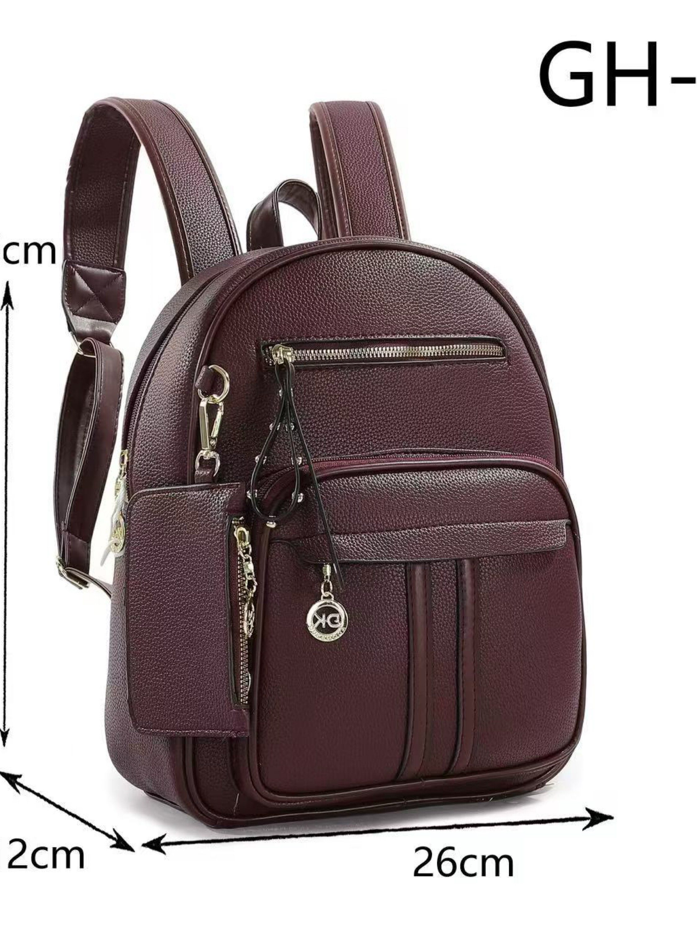 Mochila média alça larga com carteira GH-584#