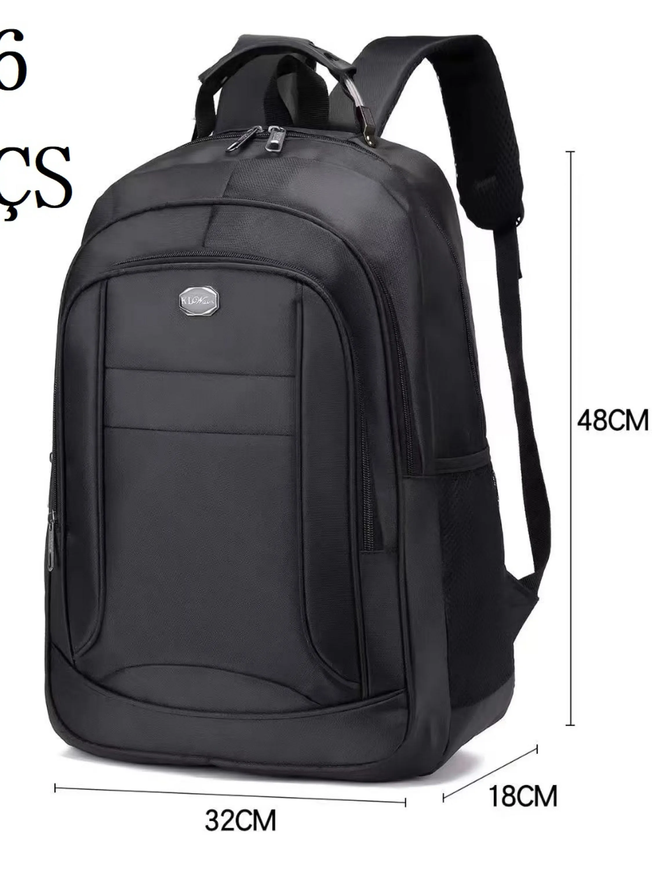 Mochila masculina com cabo de aço