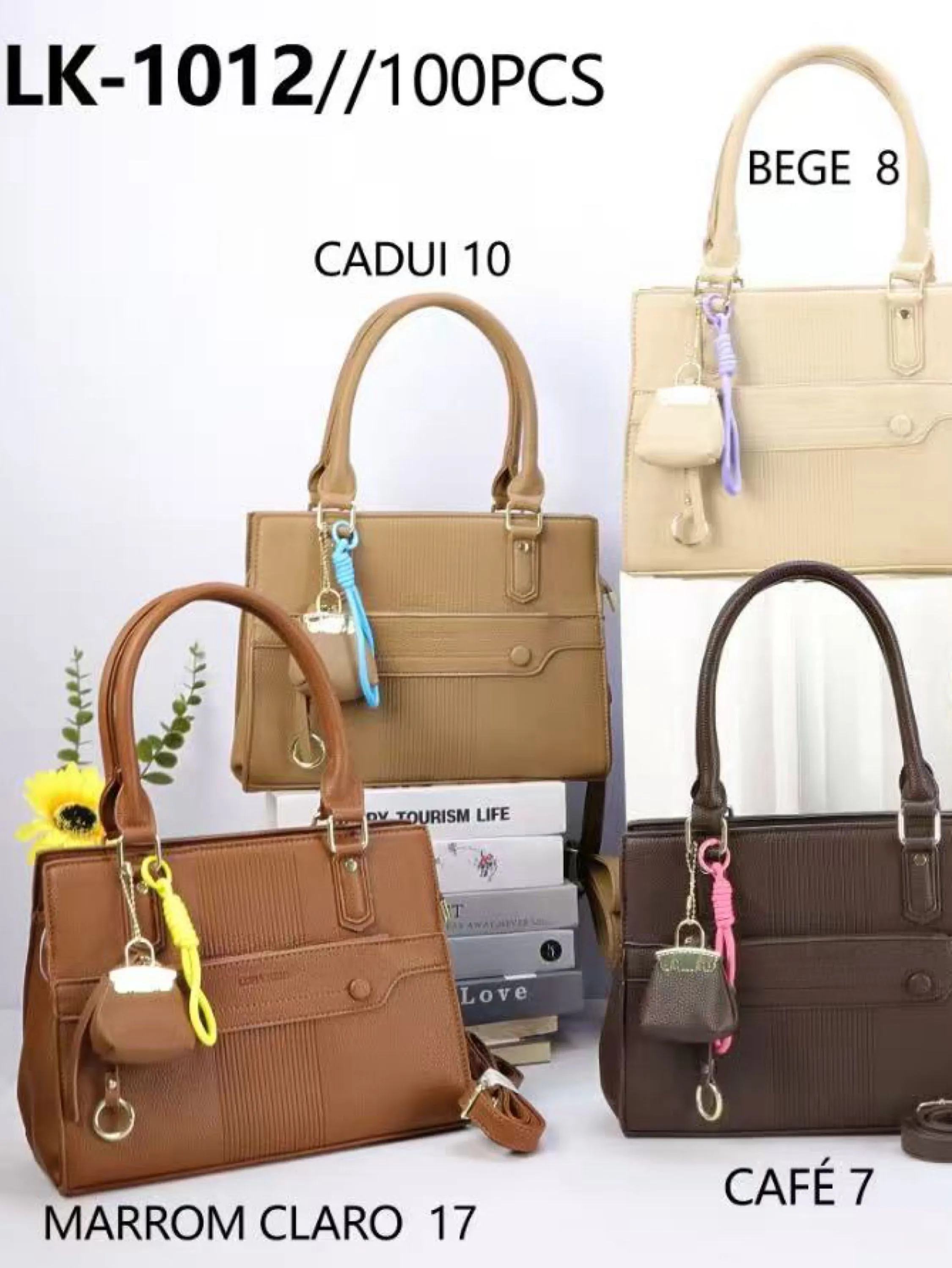 Bolsa média com chaveiro LK-1012