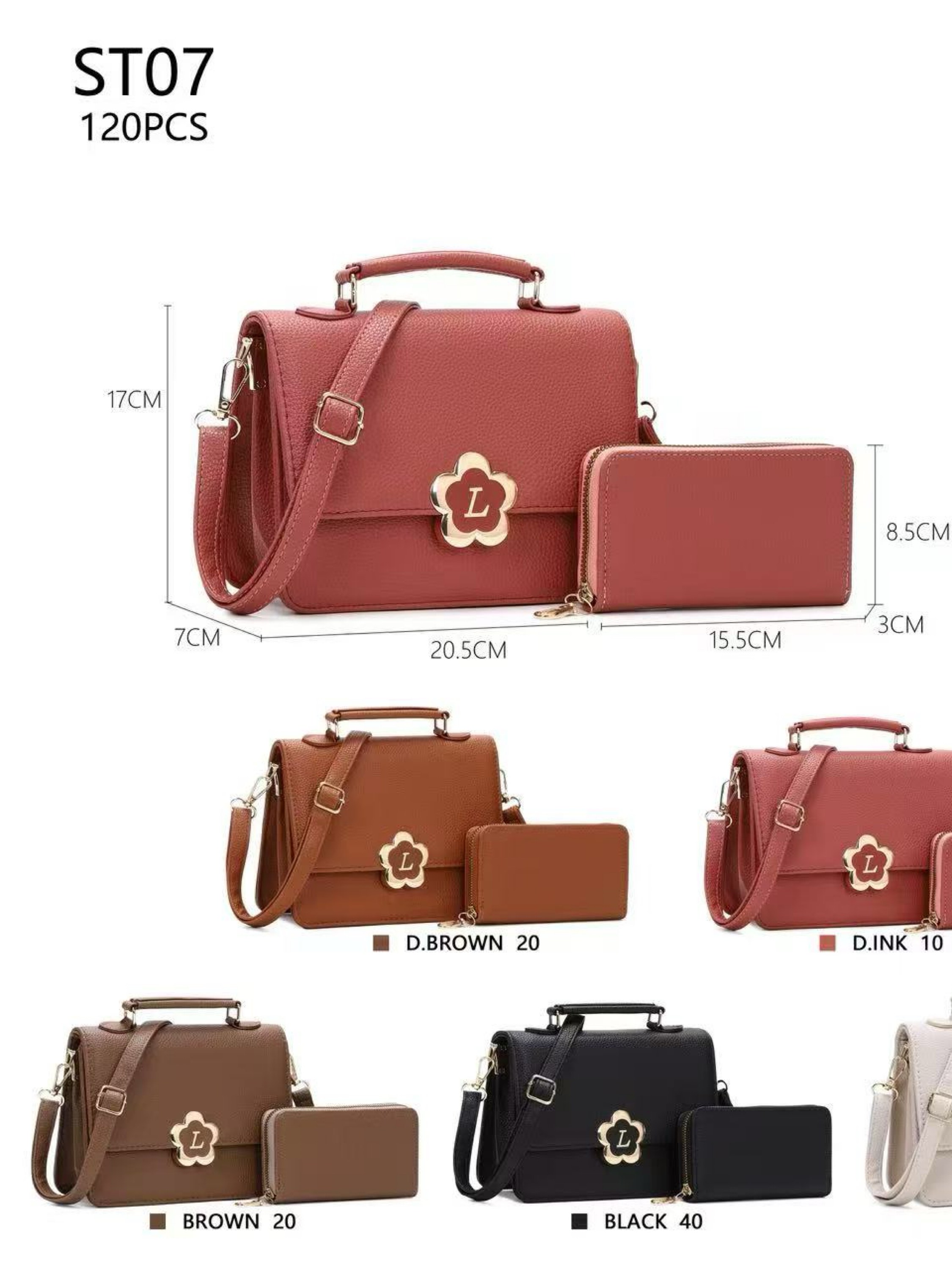 Bolsa com carteira grande ST07
