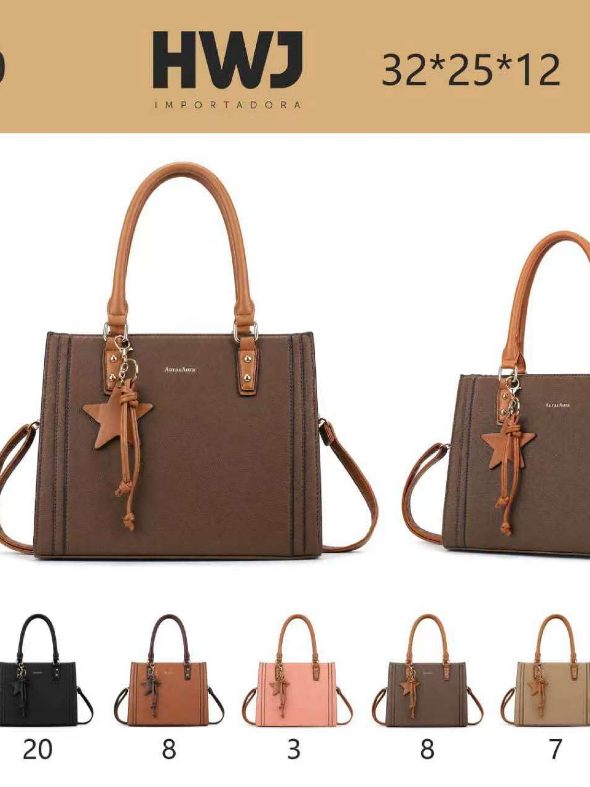 Bolsa grande com chaveiro NSB10