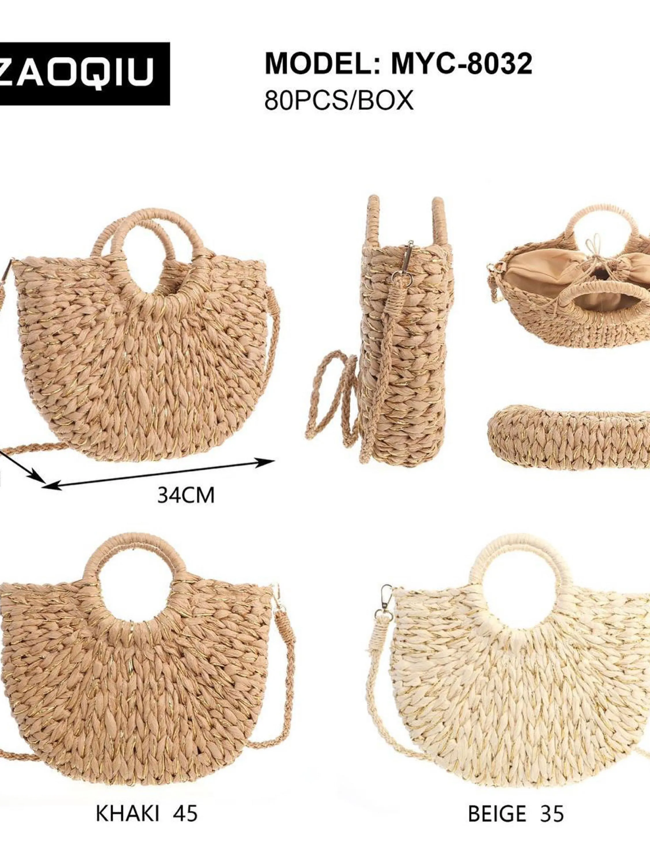 Bolsa de palha MYC-8032