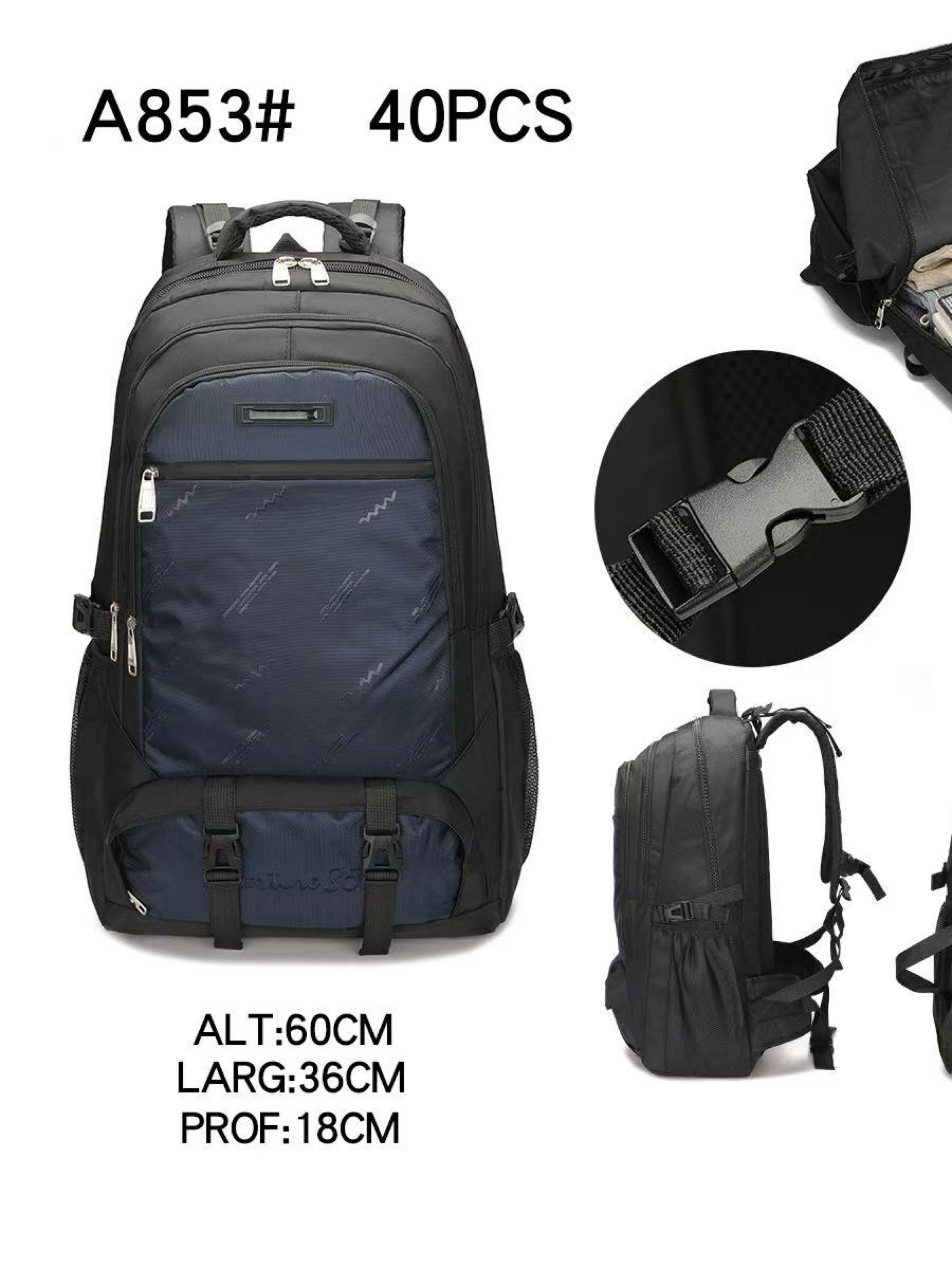 EG Mochila masculina grandona A853