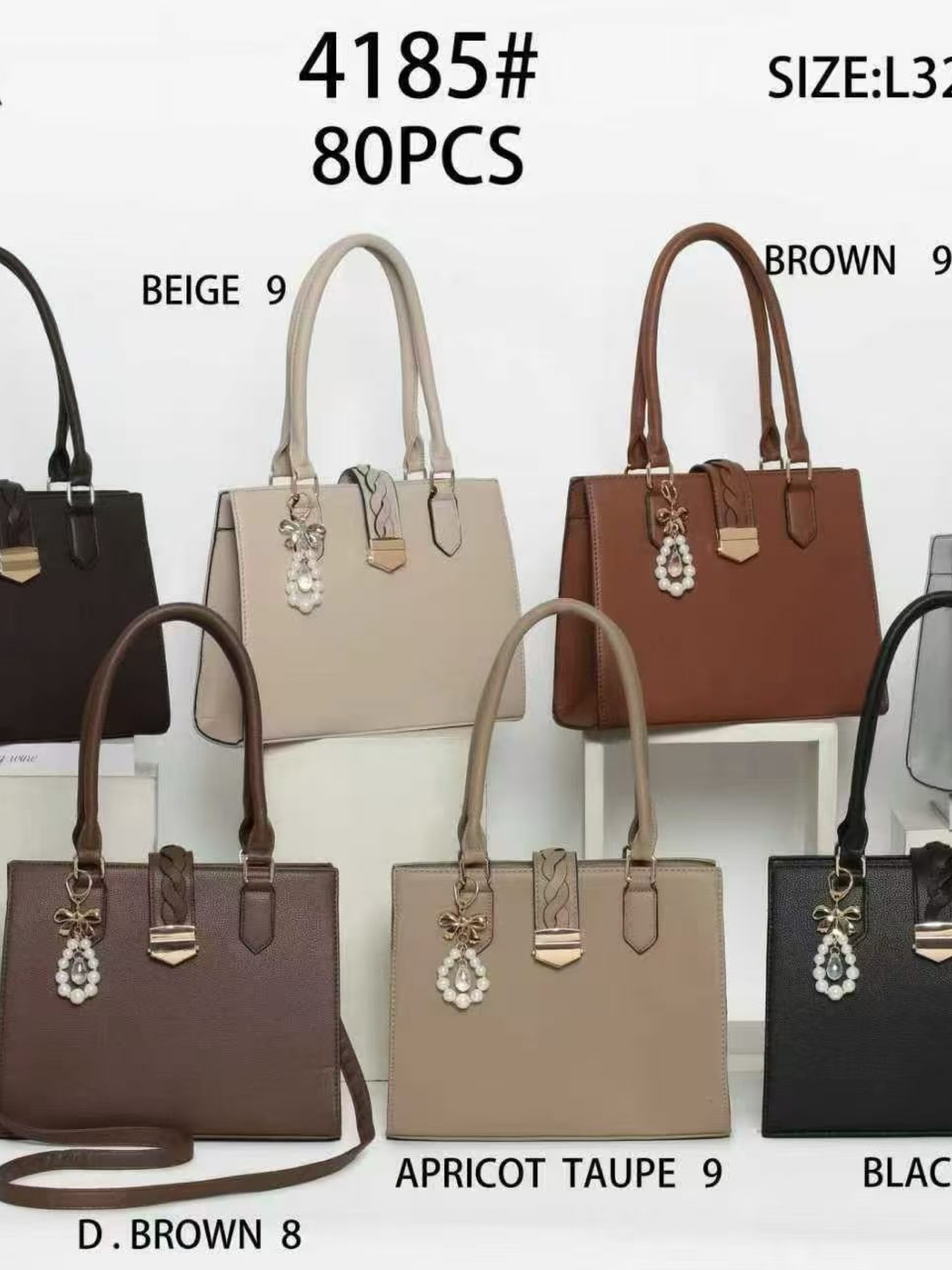 Bolsa grande com chaveiro 4185#