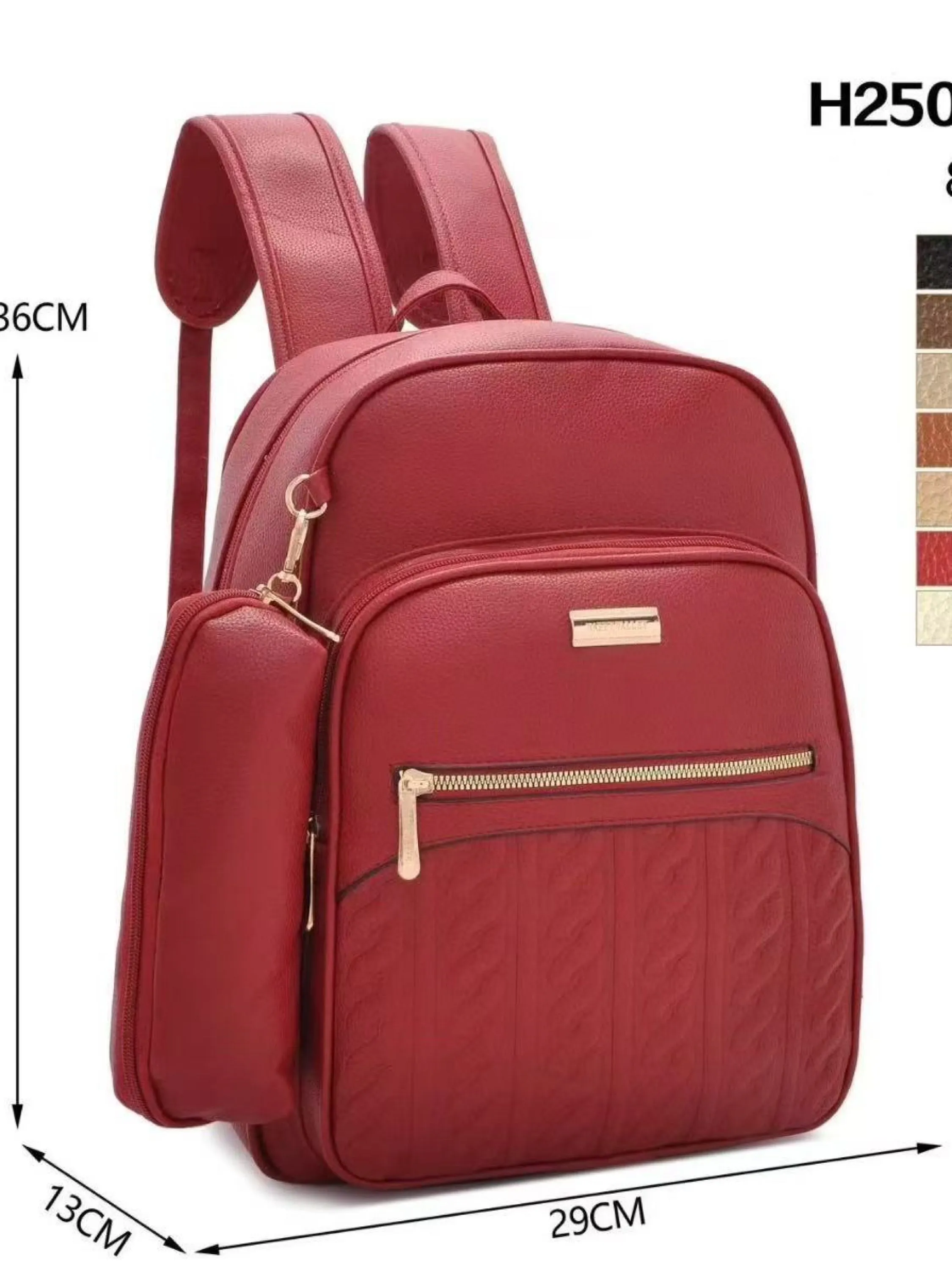 Mochila grande alça larga e com estojo H2509-18