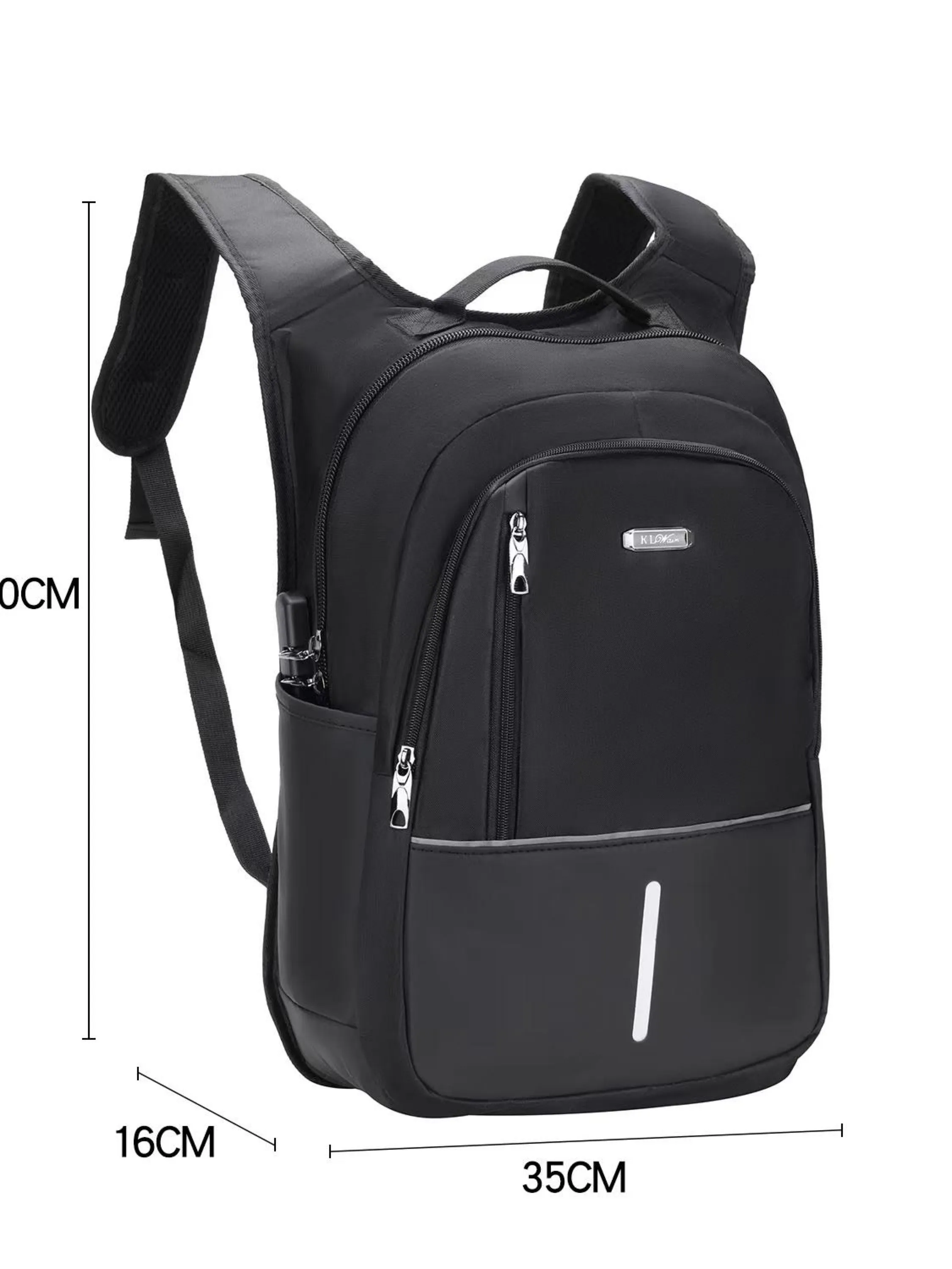 Mochila masculina com cadeado