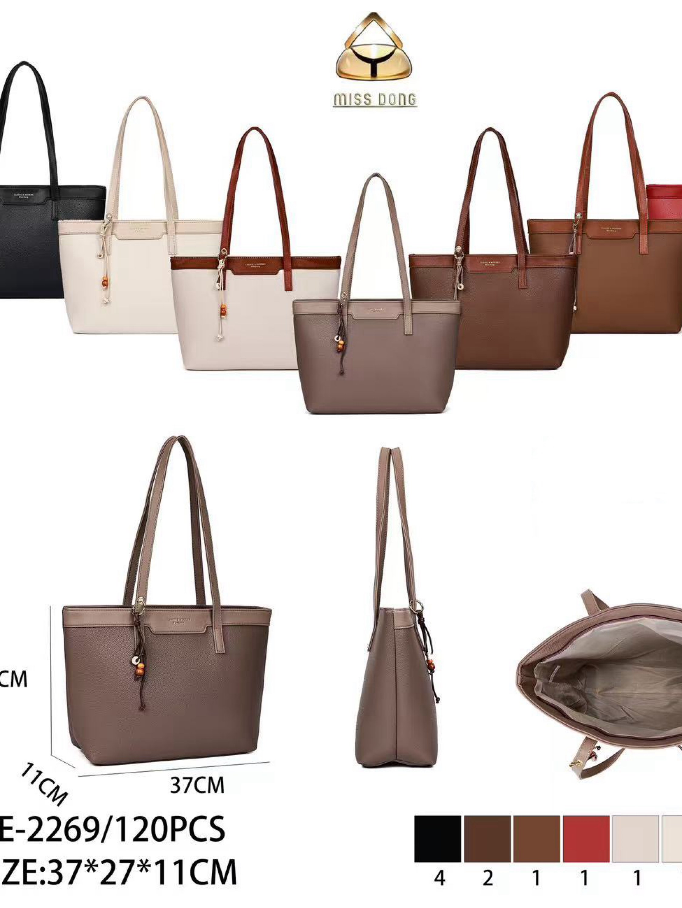 Bolsa grande com chaveiro DE-2269