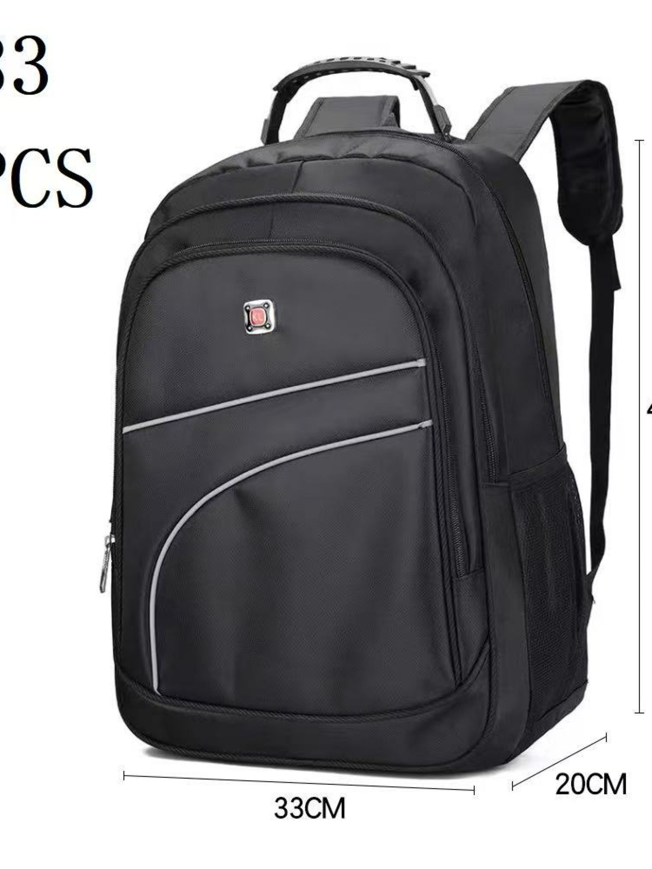 Mochila masculina com cabo de aço A883